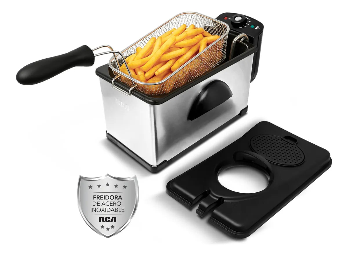 Freidora de Acero Inoxidable RC-DF303