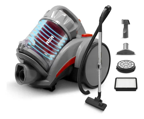 Rca Aspiradora Canister Echo Rc-a2 Color Rojo Color Gris Con Rojo
