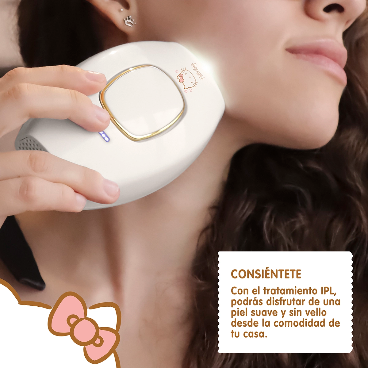 Depiladora De Luz Pulsada Hello Kitty