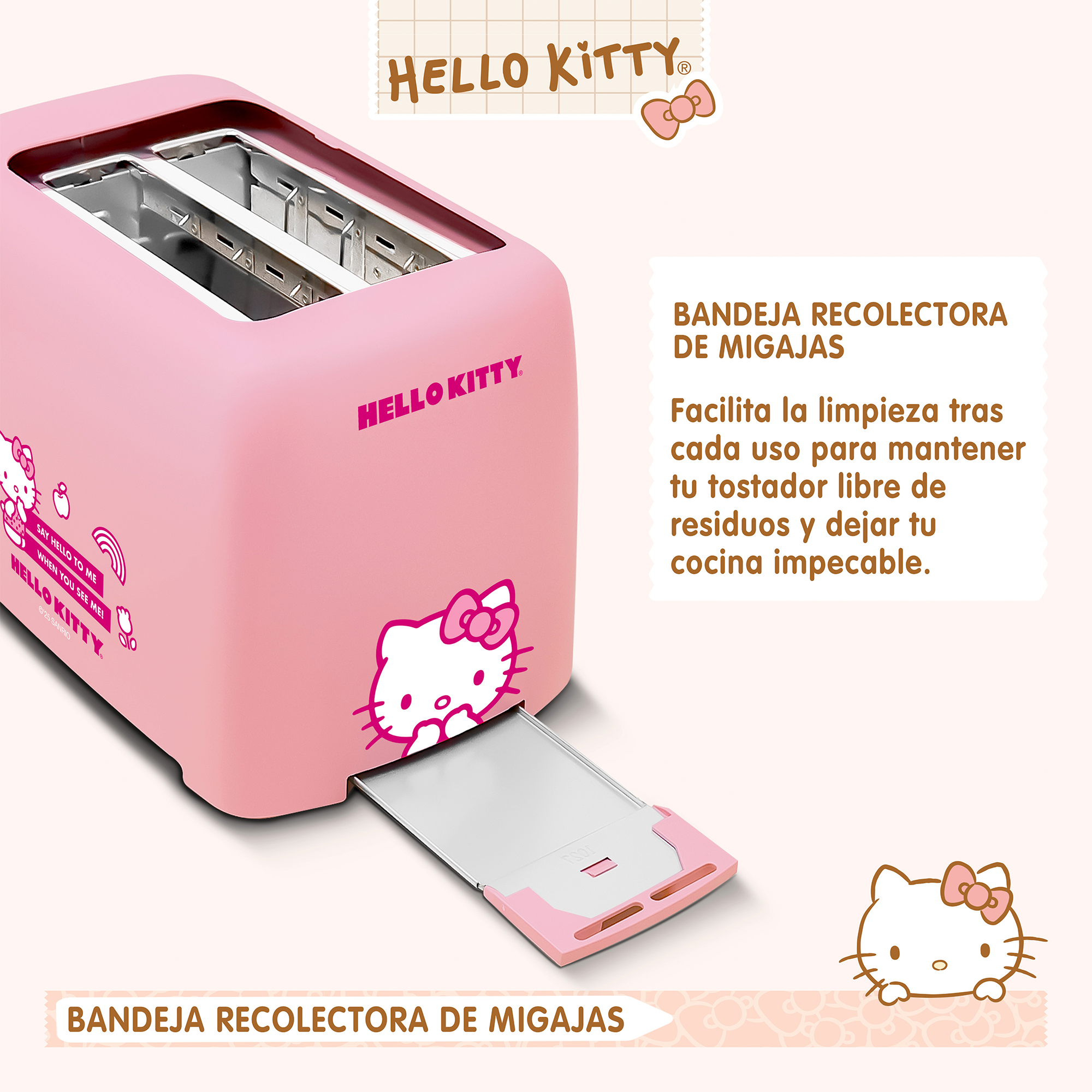 Tostador de Pan Hello Kitty HK-T2