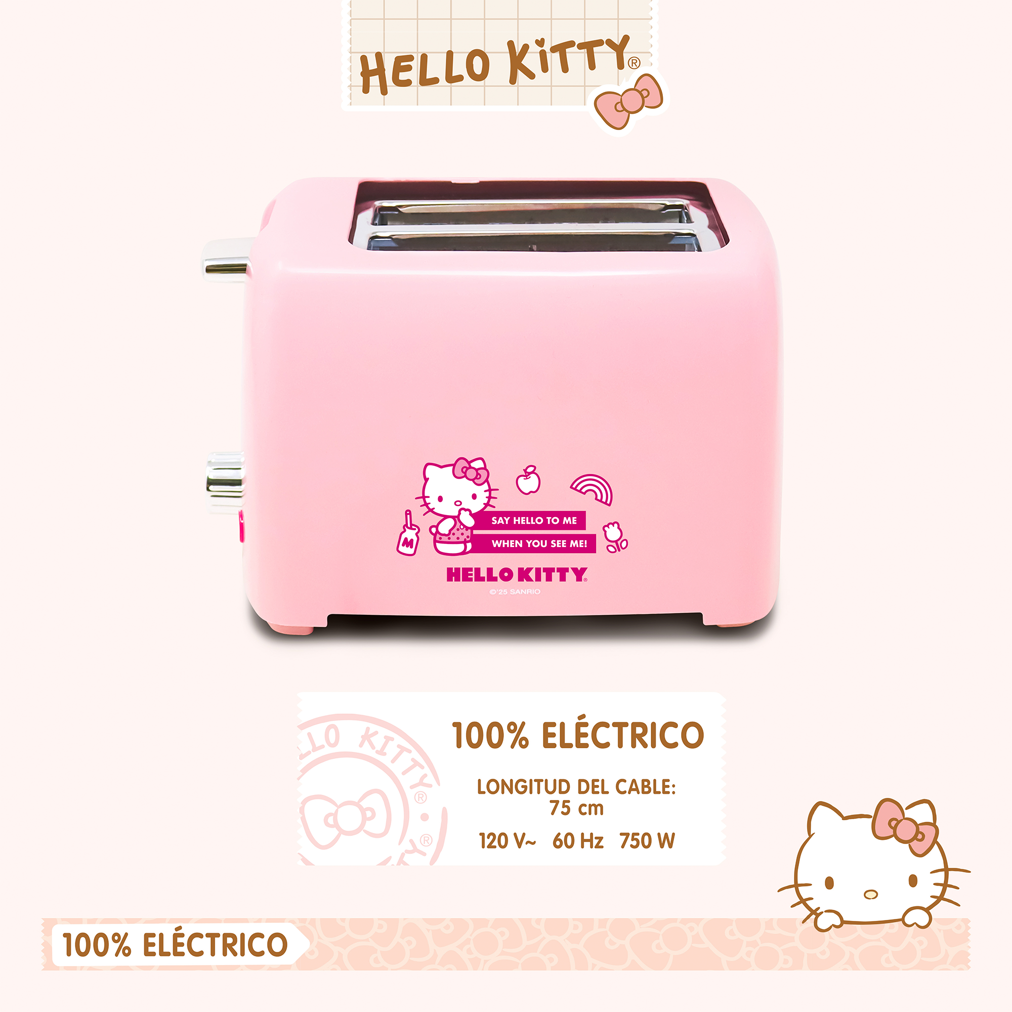 Tostador de Pan Hello Kitty HK-T2