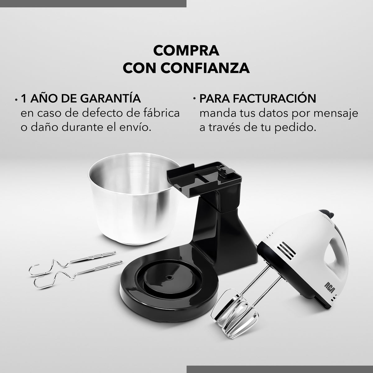 Batidora de Mano con Pedestal RC-67SS