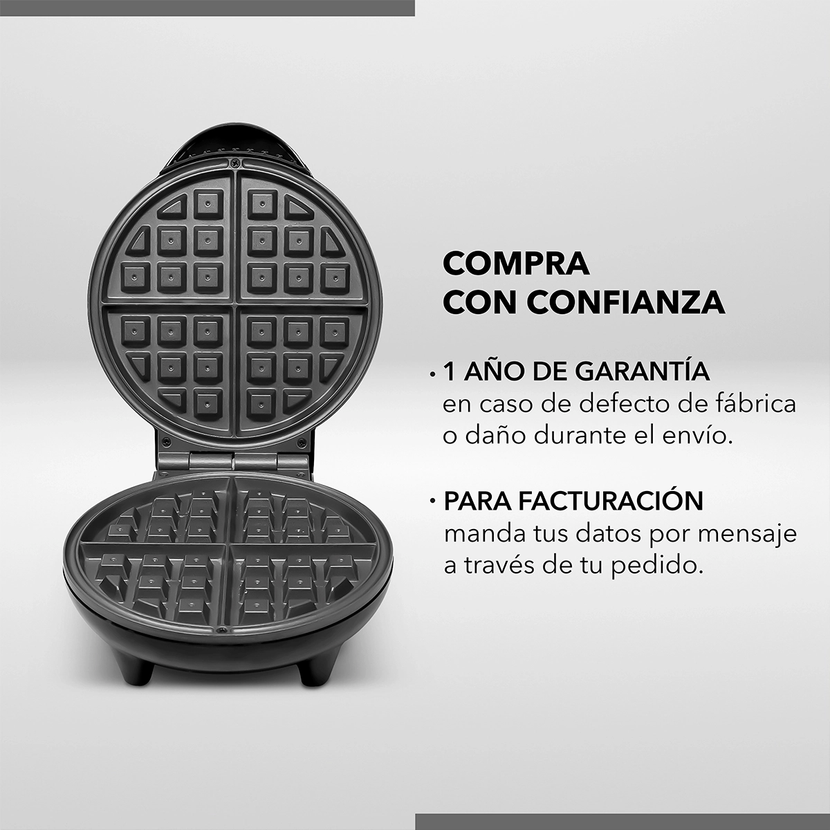 Waflera Eléctrica Estilo Belga RC-91 (test)
