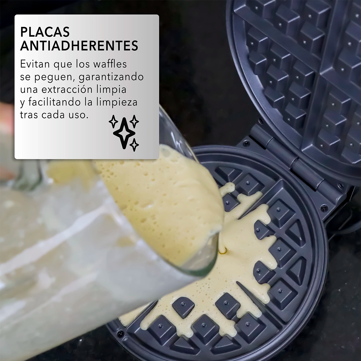 Waflera Eléctrica Estilo Belga RC-91 (test)