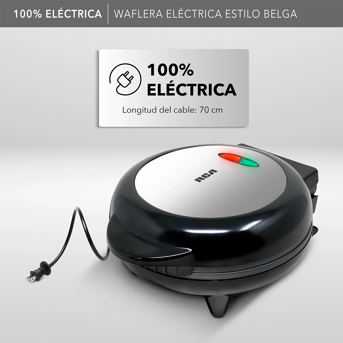 Waflera Eléctrica Estilo Belga RC-91 (test)