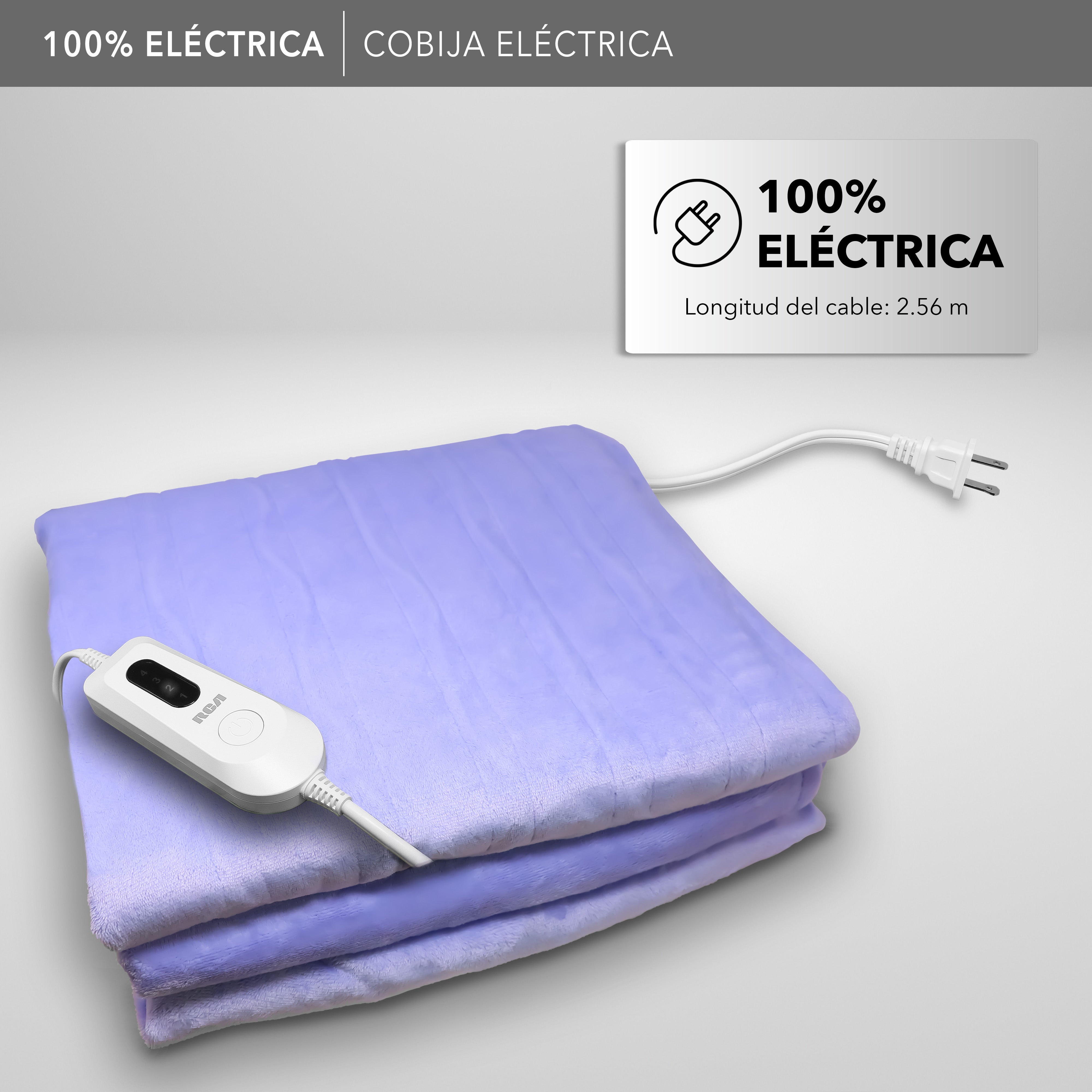 Cobija Eléctrica con Temporizador y 4 Niveles de Temperatura RC-CO1L