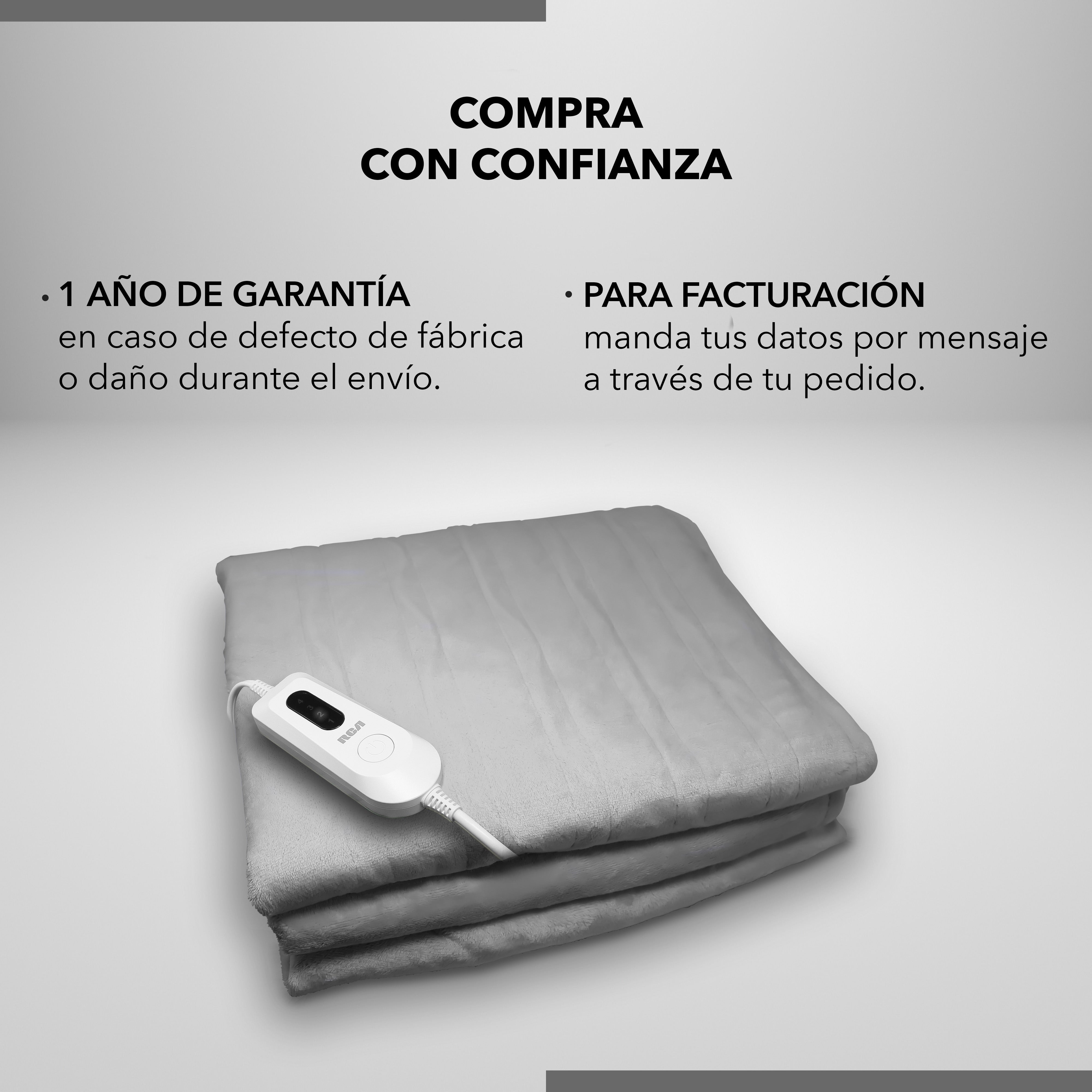 Cobija Eléctrica con Temporizador y 4 Niveles de Temperatura RC-CO1