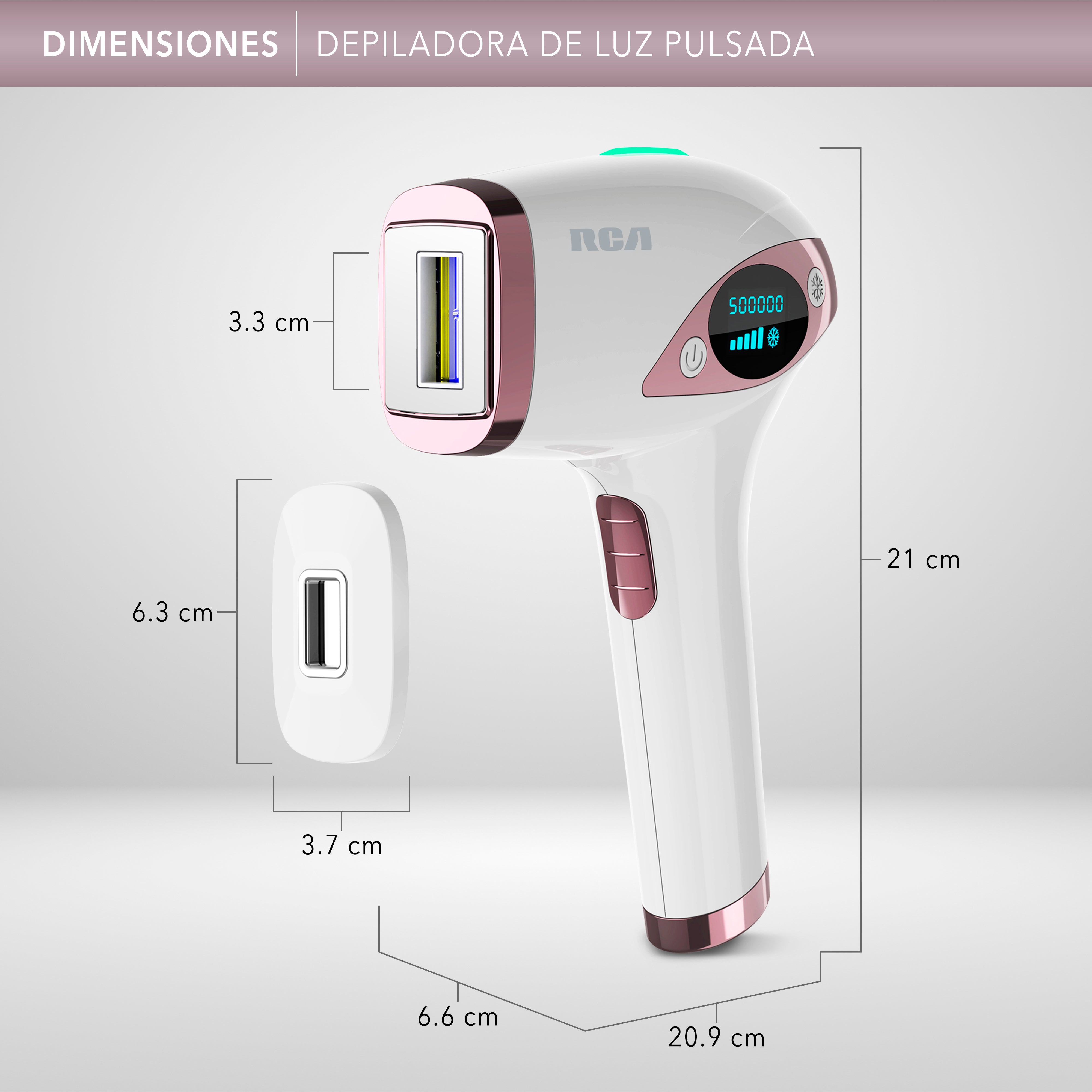 Depiladora de Luz Pulsada con Función de Enfriamiento RC-IPL5