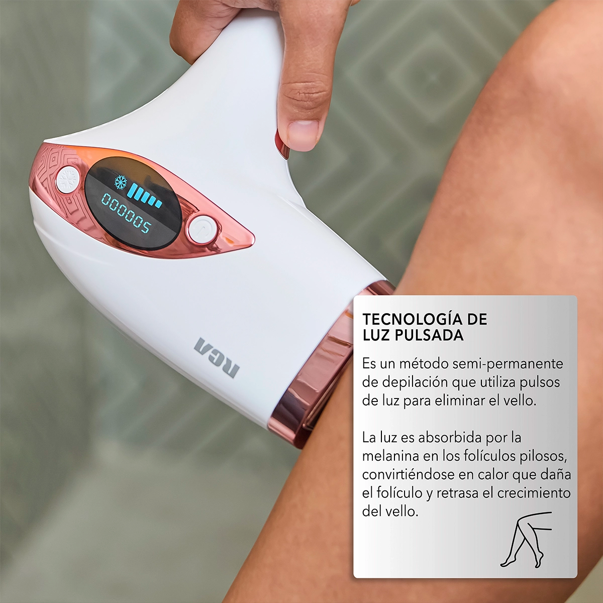 Depiladora de Luz Pulsada con Función de Enfriamiento RC-IPL5