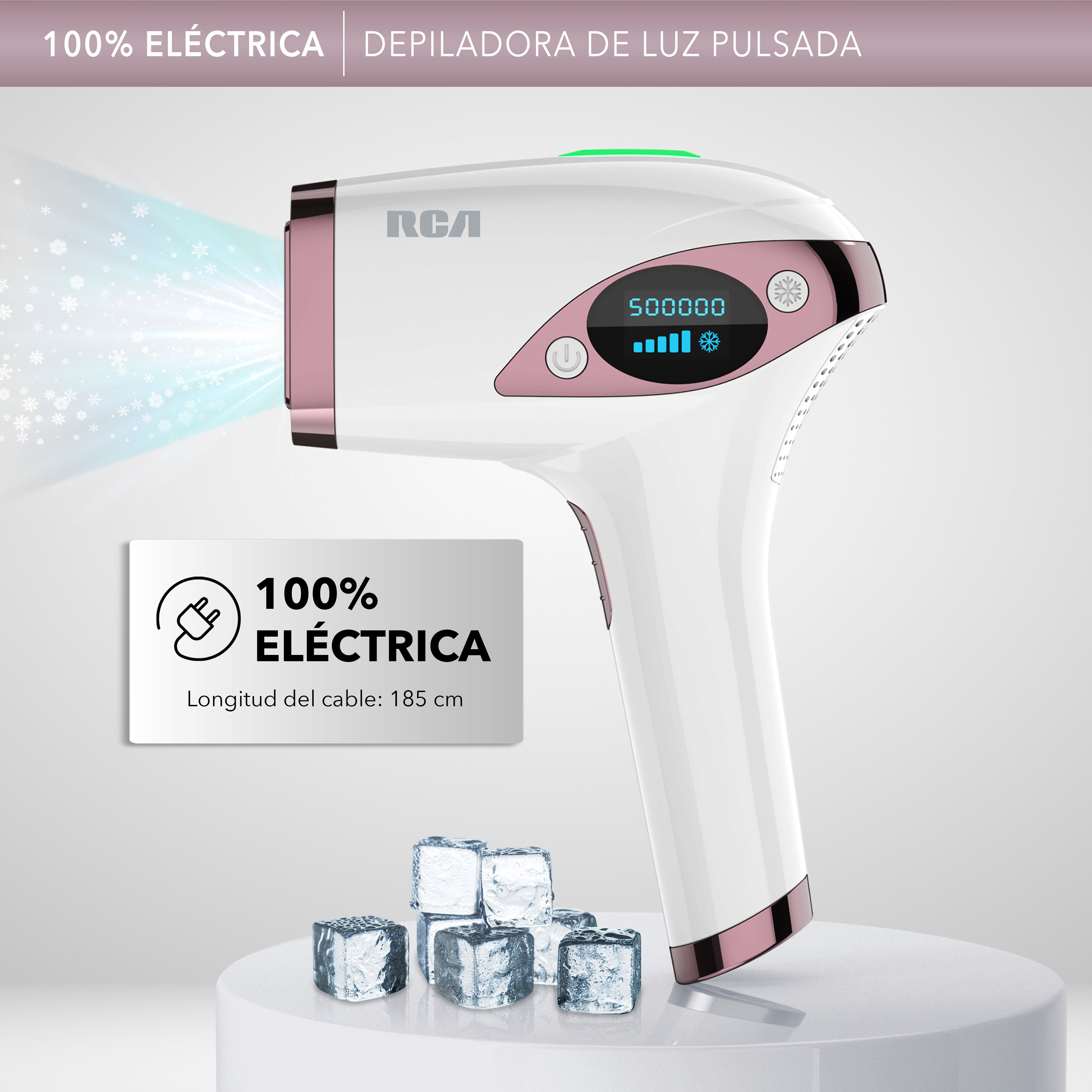 Depiladora de Luz Pulsada con Función de Enfriamiento RC-IPL5