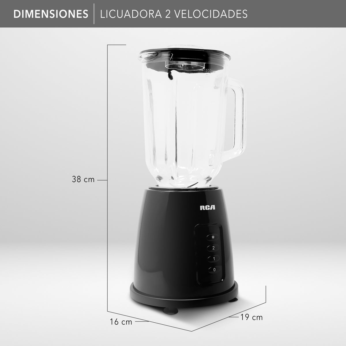 Licuadora con 2 Velocidades RC-L2