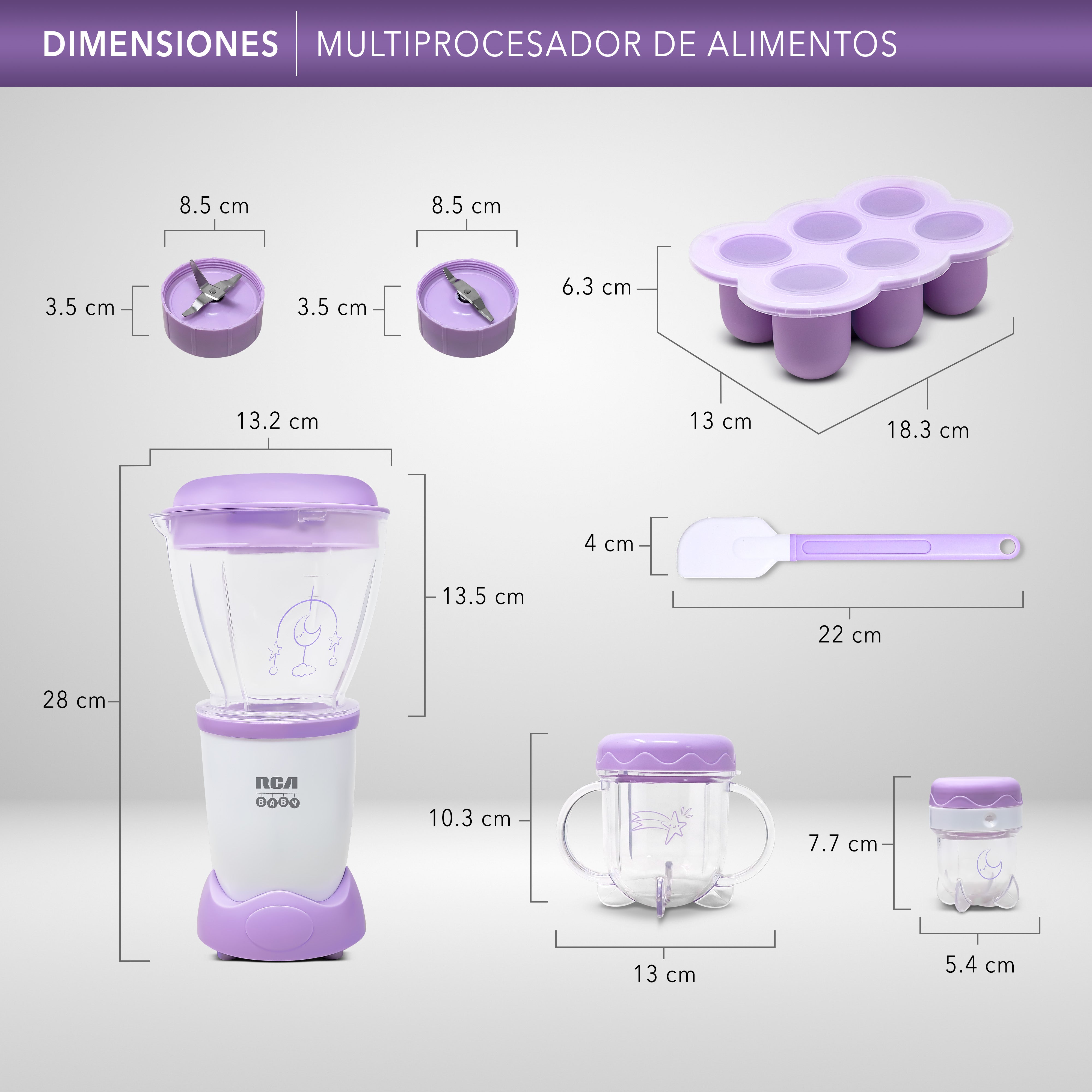 Rca Procesador De Alimentos Baby RC-NBB