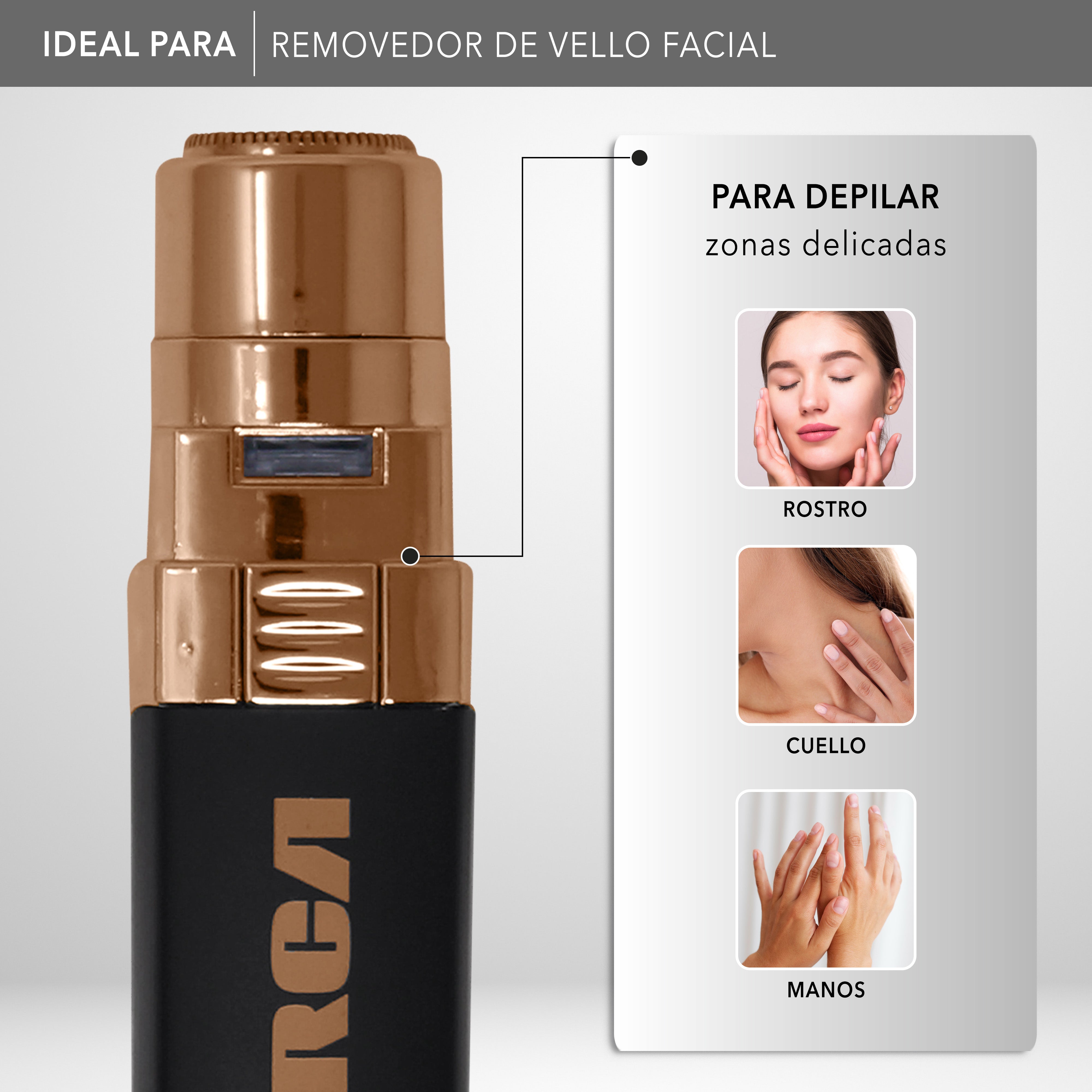 Removedor de vello facial RC-P29