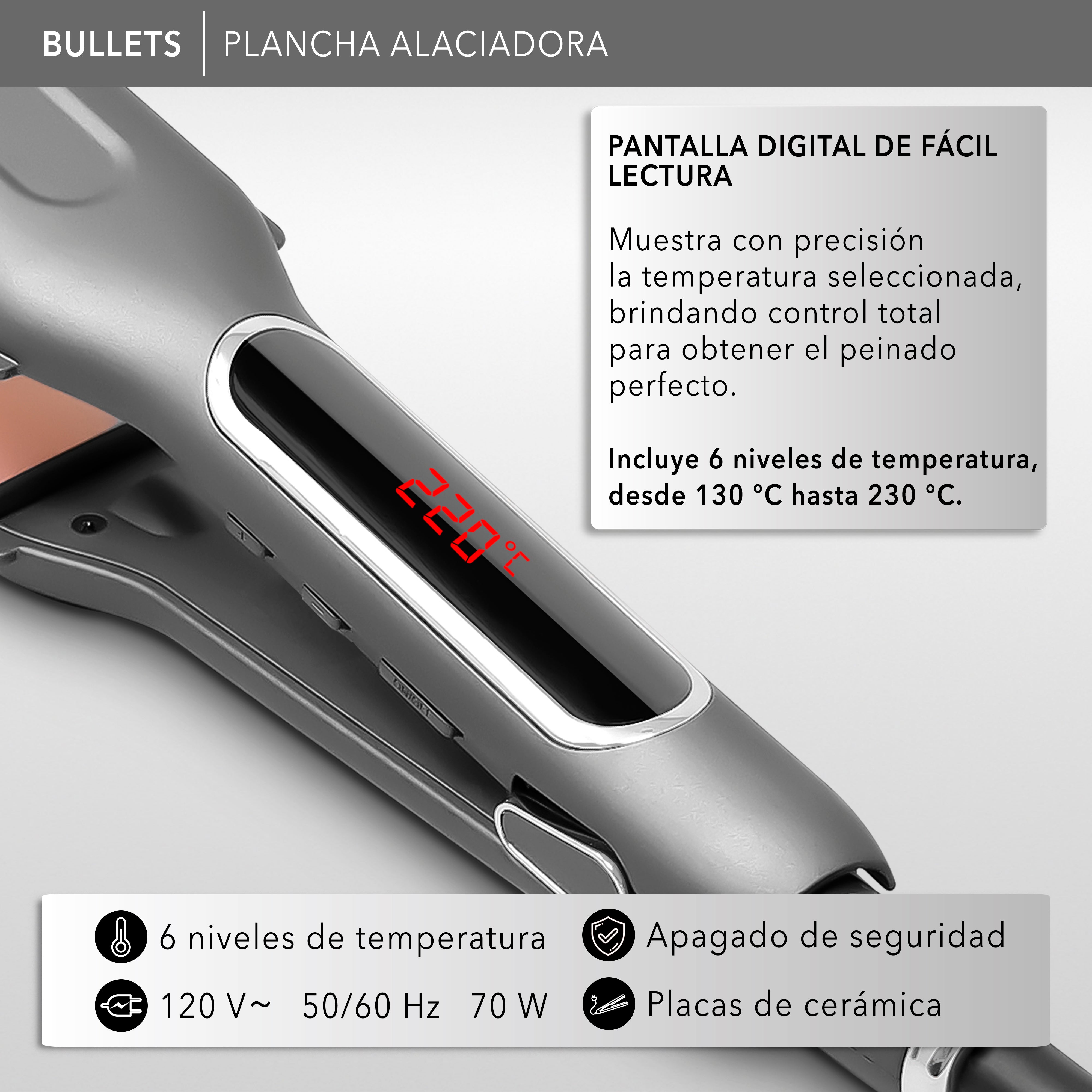 Plancha Alaciadora con Tecnología Iónica RC-P51