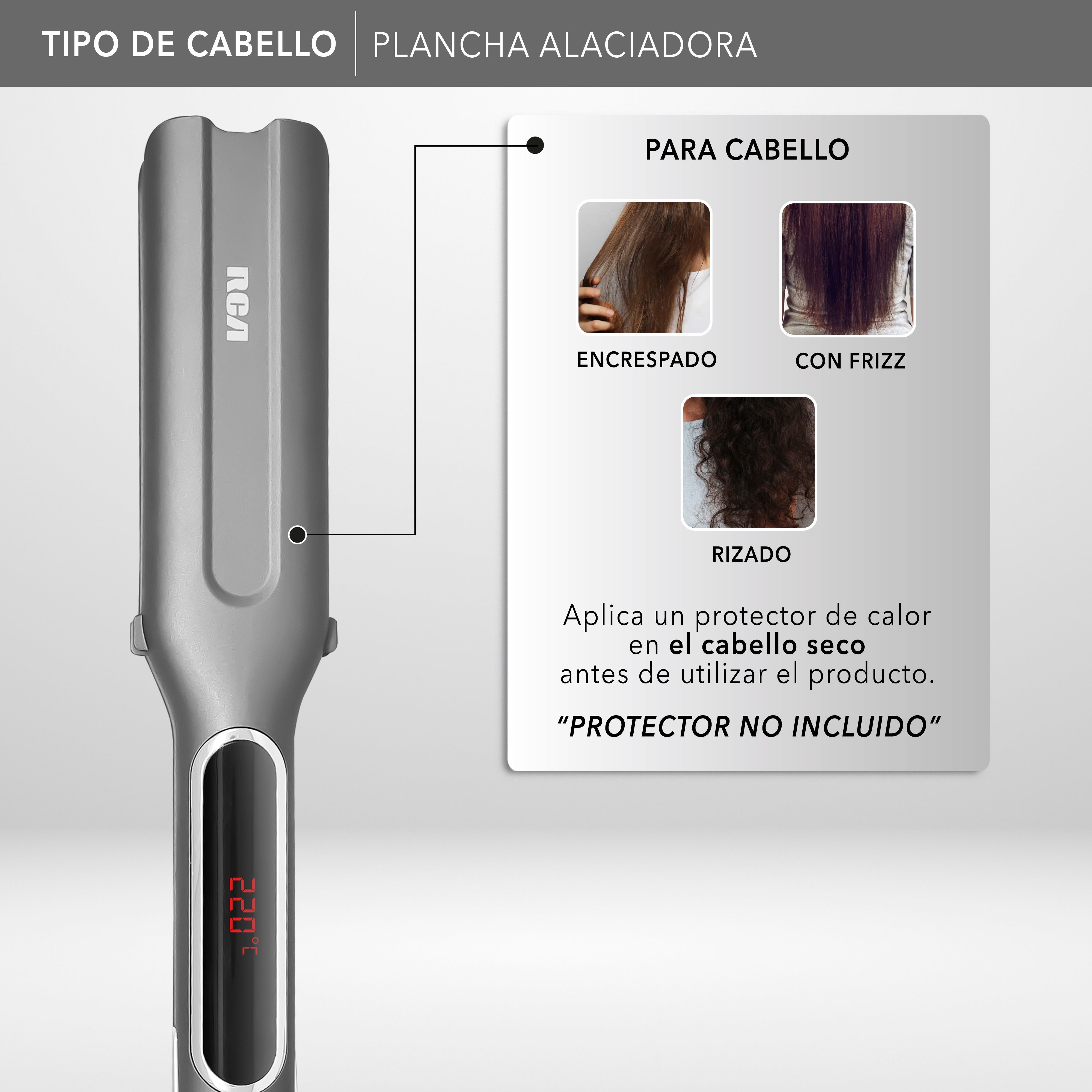 Plancha Alaciadora con Tecnología Iónica RC-P51