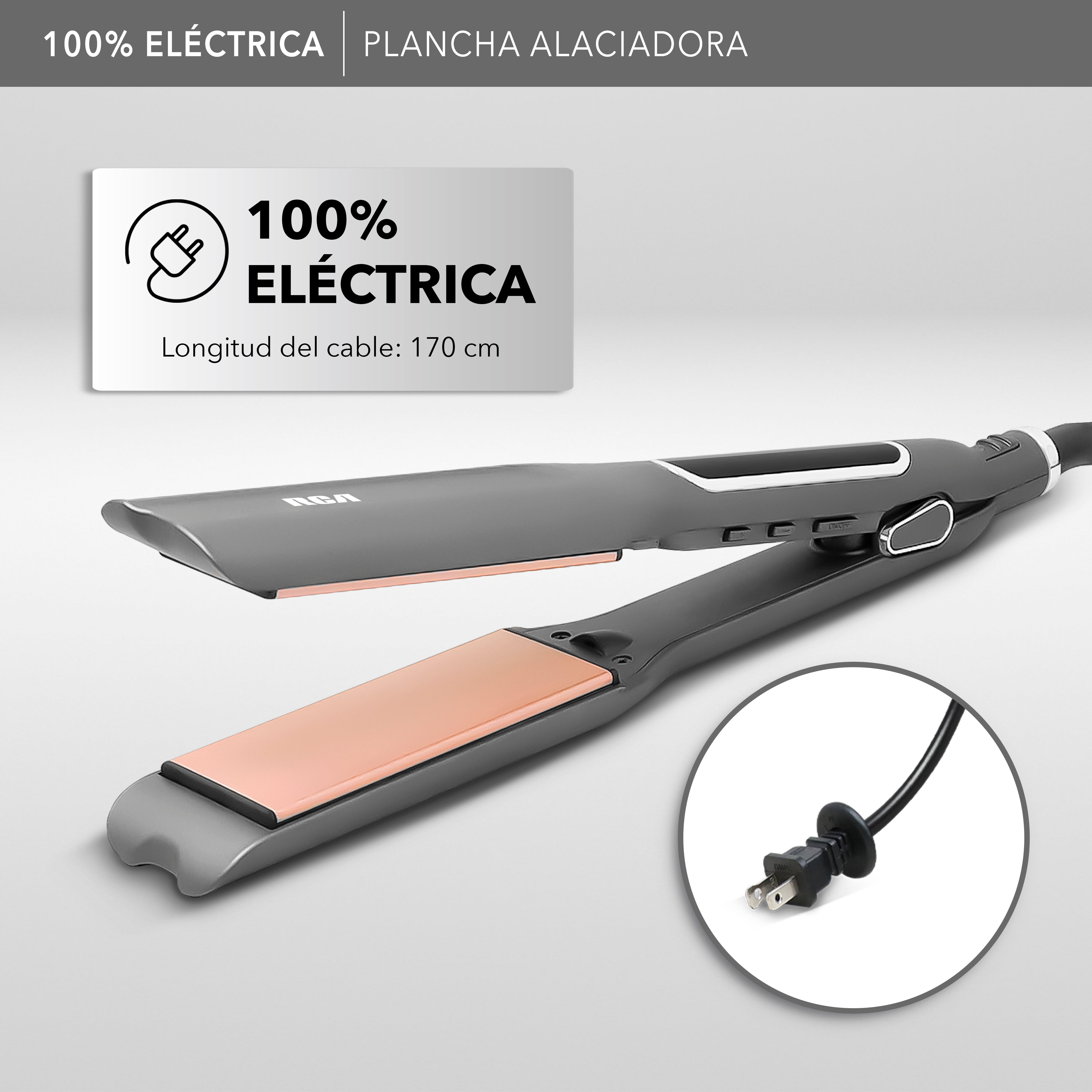 Plancha Alaciadora con Tecnología Iónica RC-P51