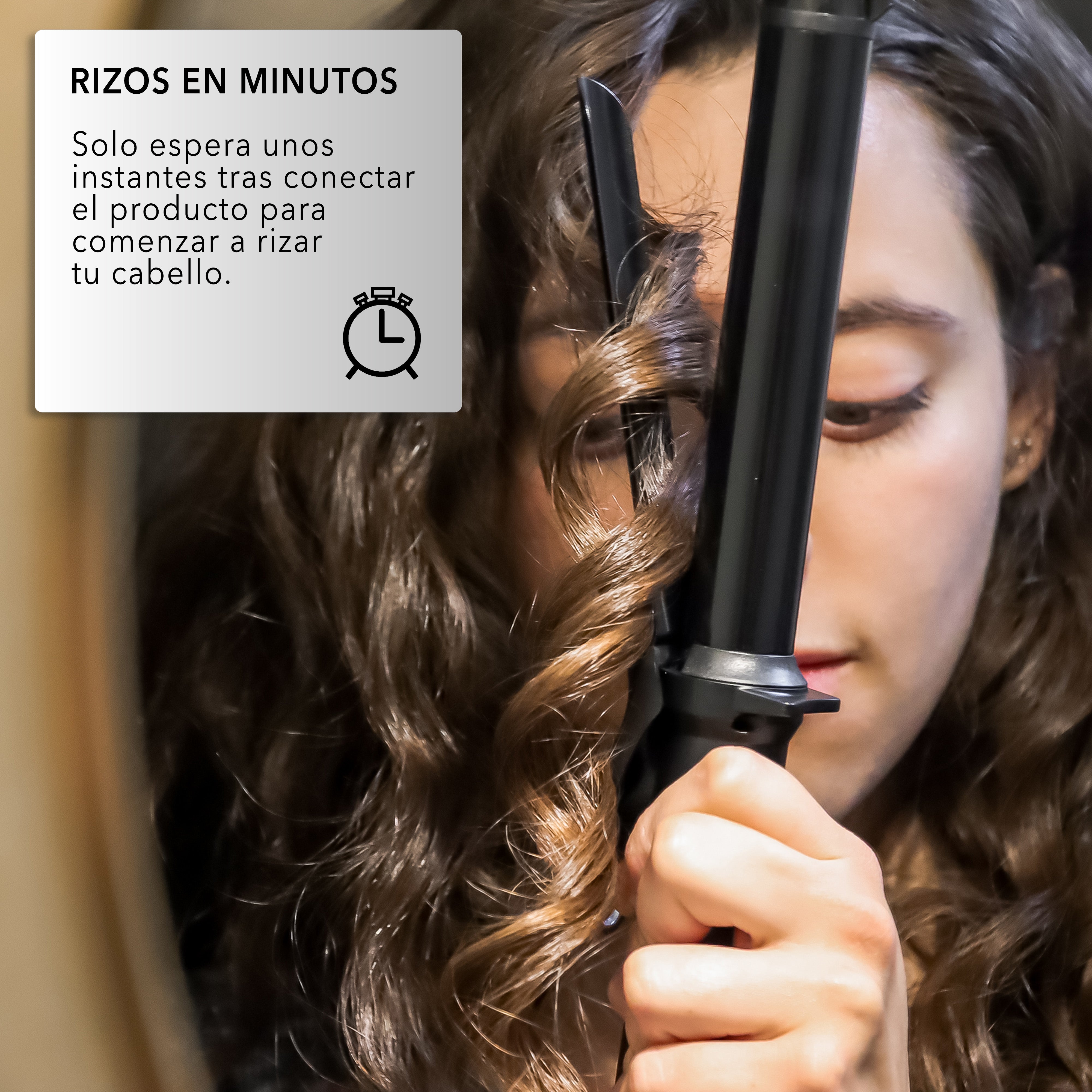 Rca Rizador De Cabello Rc-p9n Con Barril De Cerámica Negro Negro