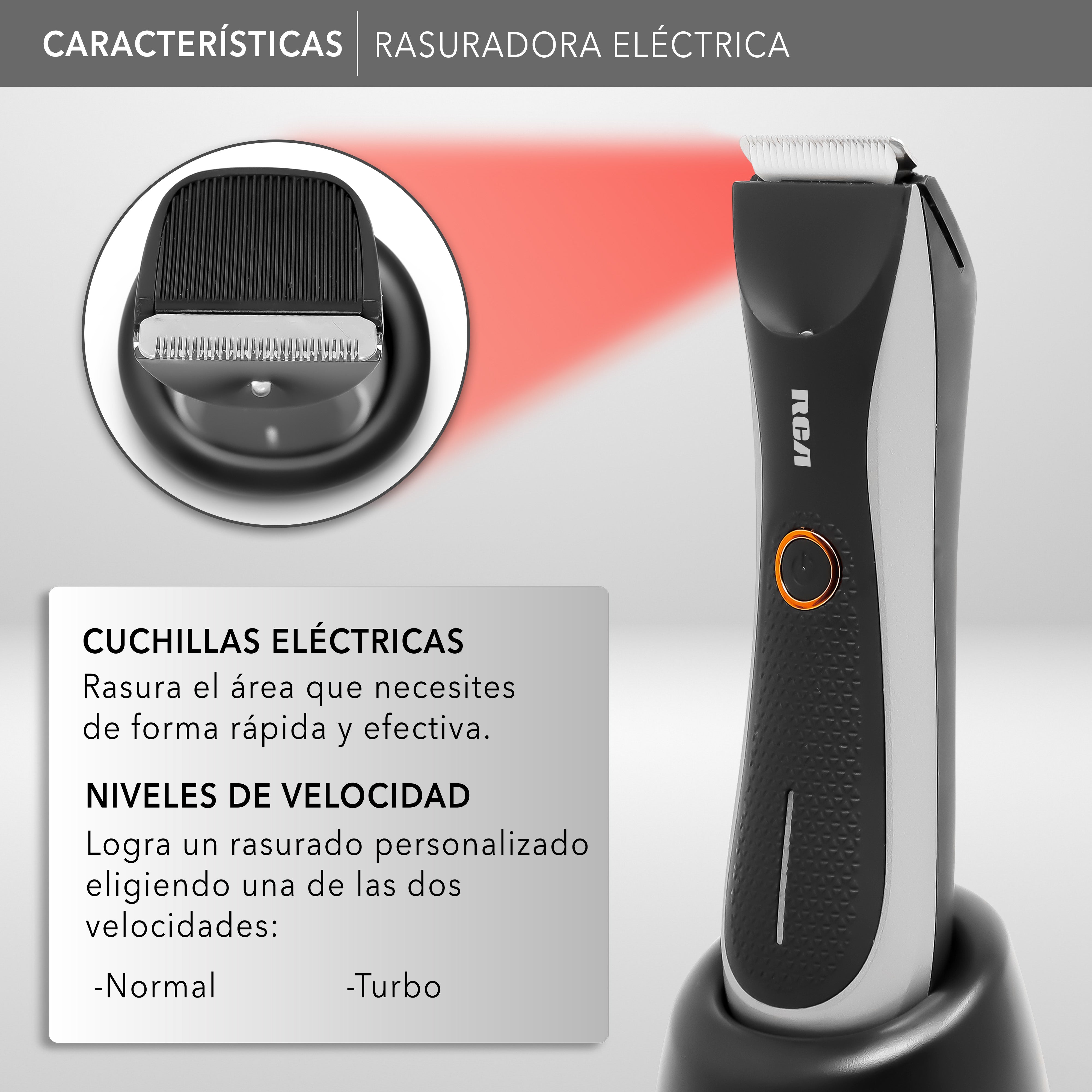 Rasuradora Eléctrica Inalámbrica RC-TR1