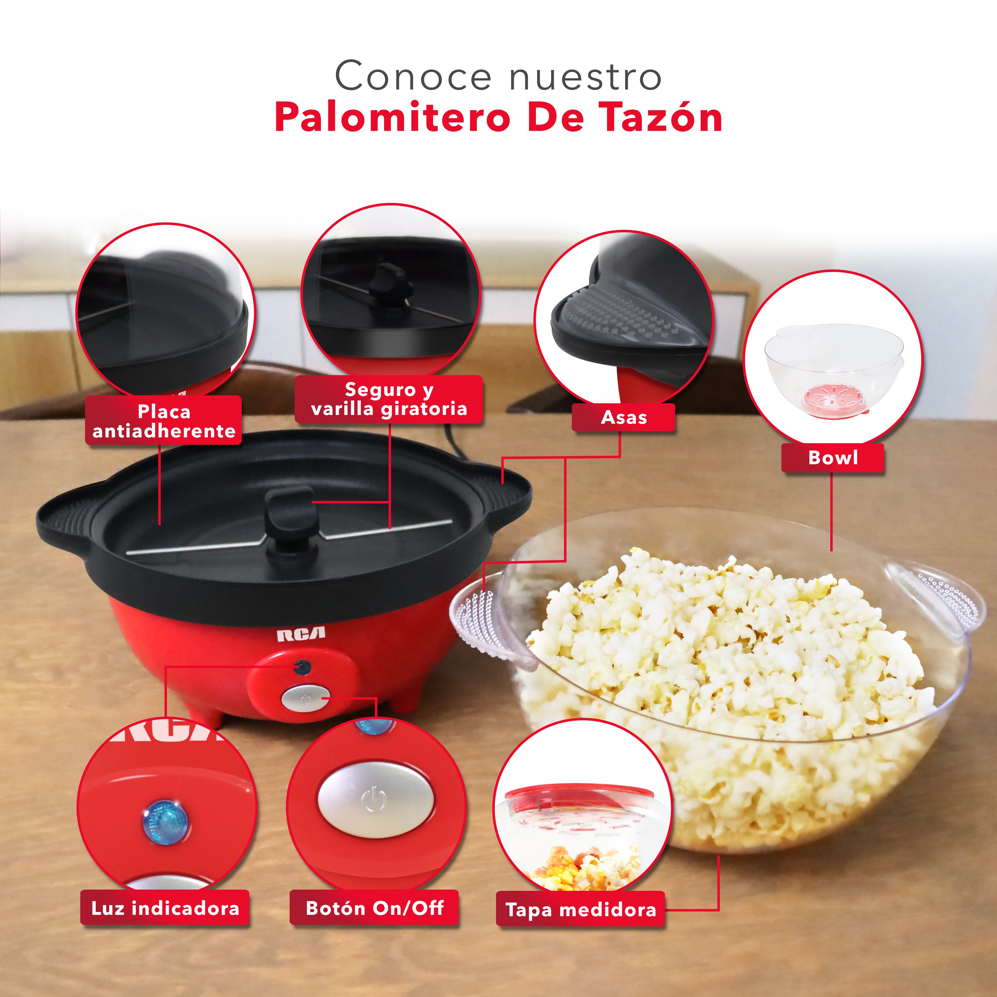Palomitero de Tazón RC-1026