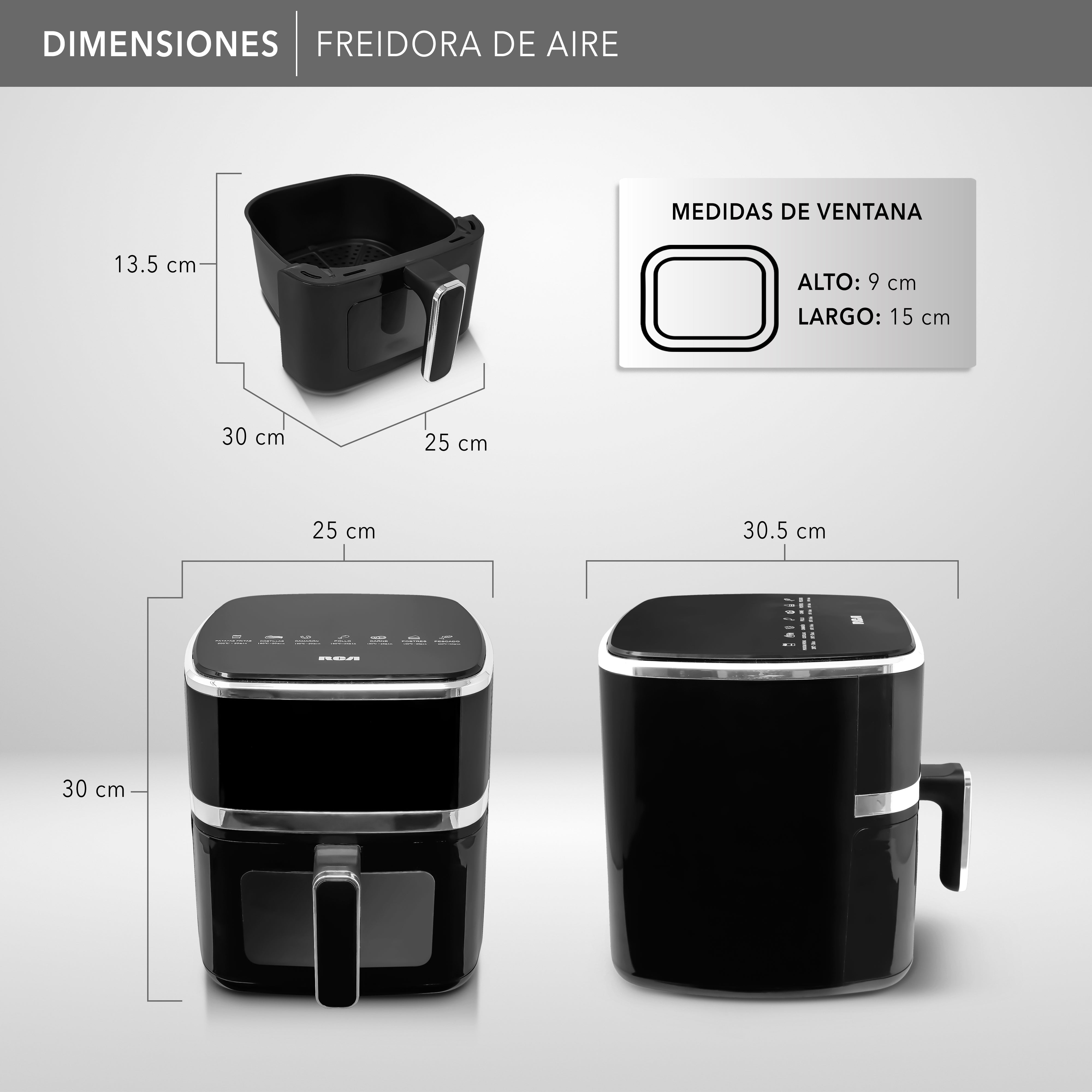 RCA Freidora de aire 5 Litros RC-110