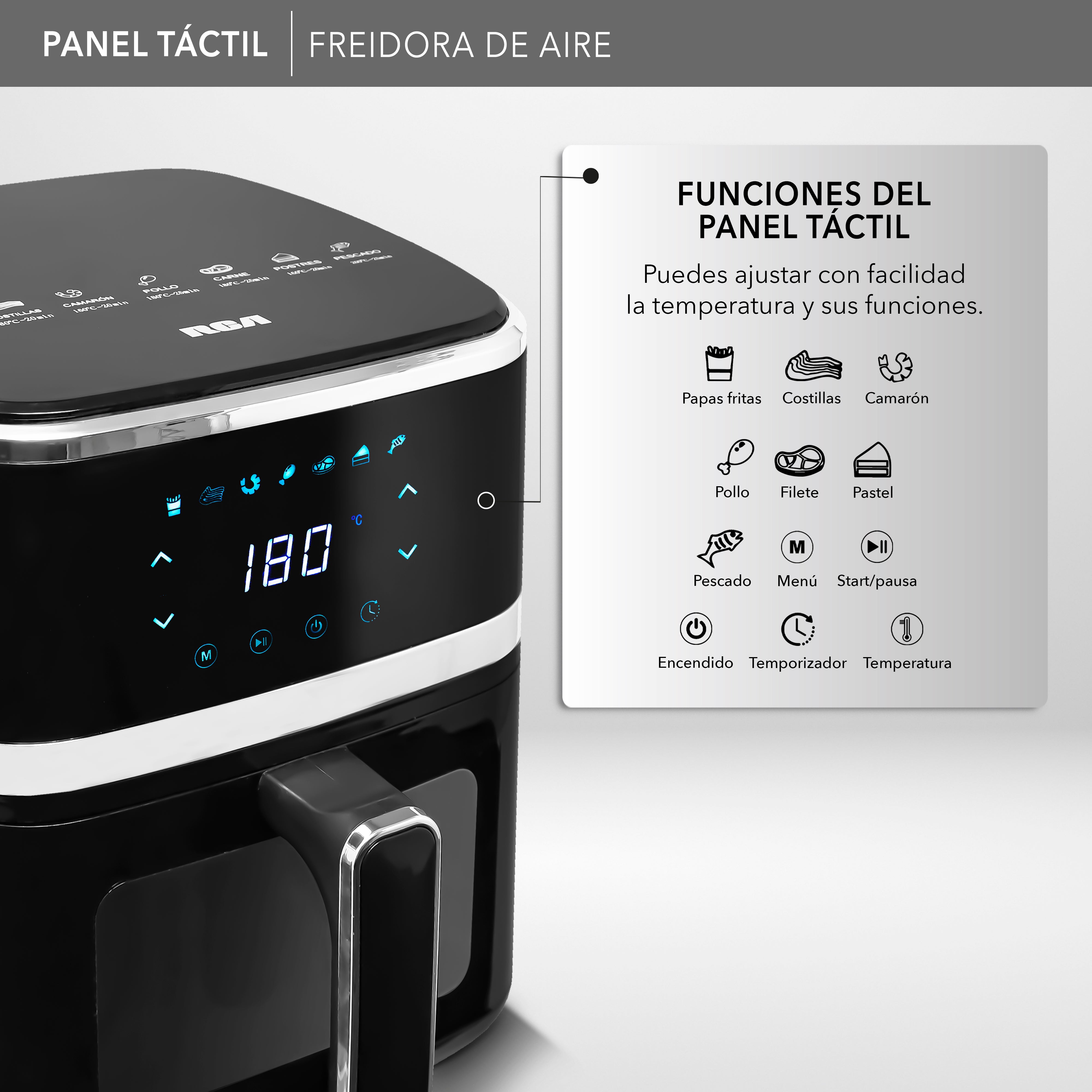 RCA Freidora de aire 5 Litros RC-110