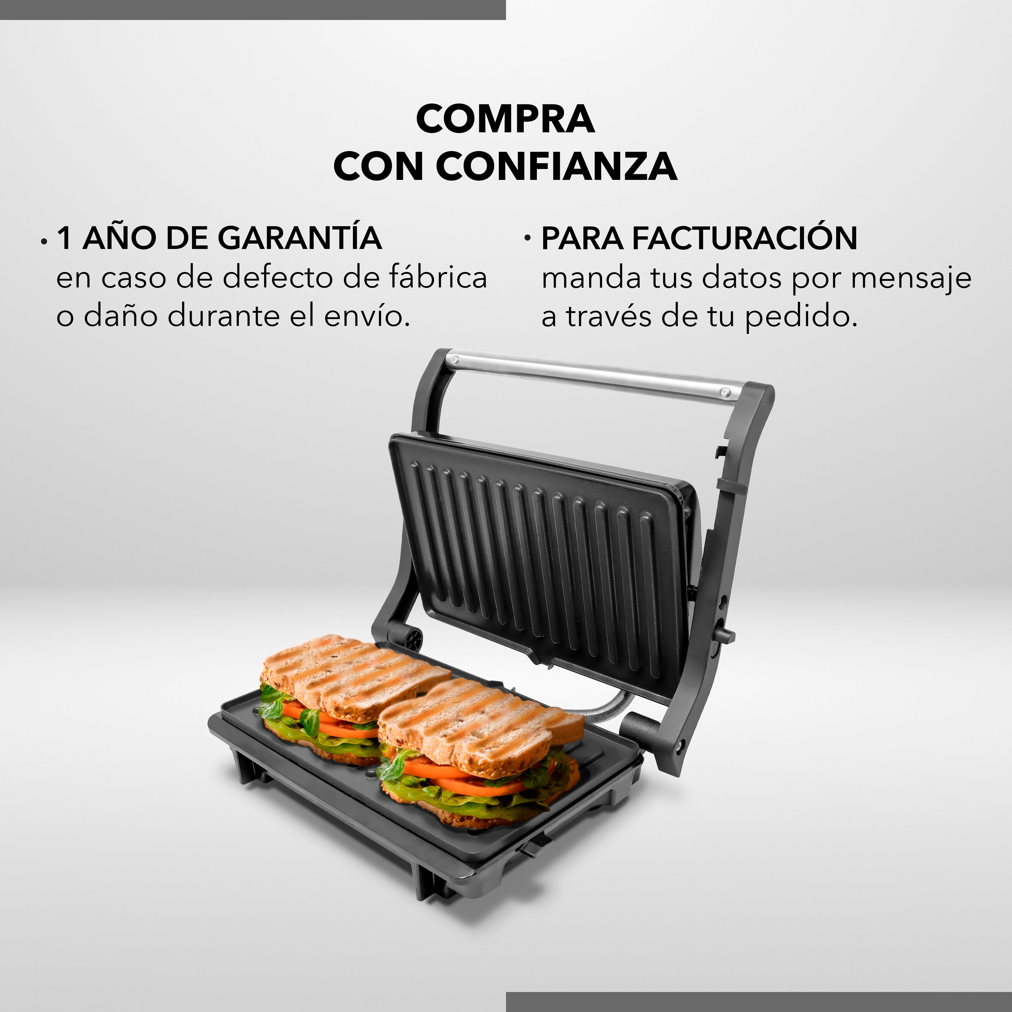 Parrilla Panini RC-123G
