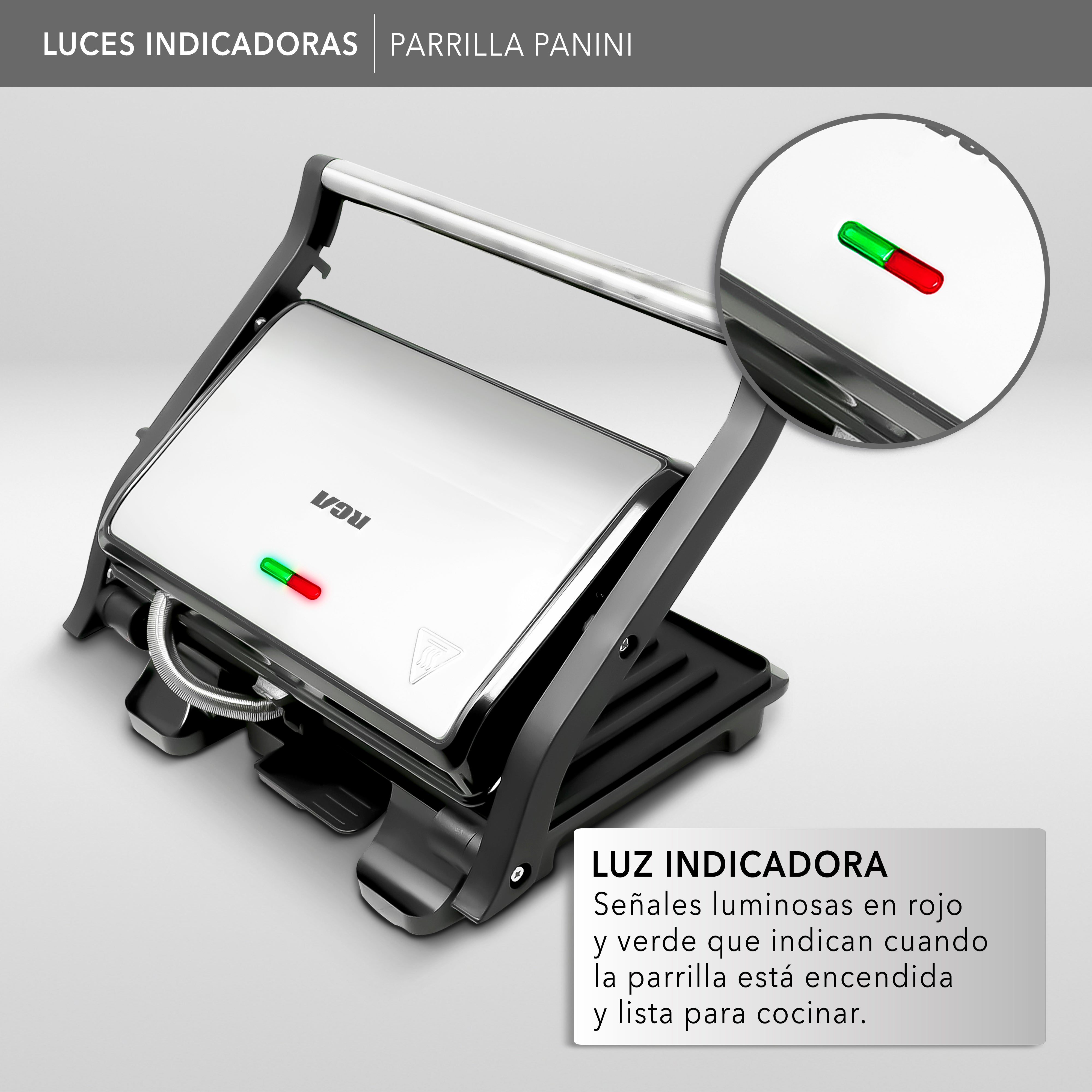 Parrilla Panini RC-123G