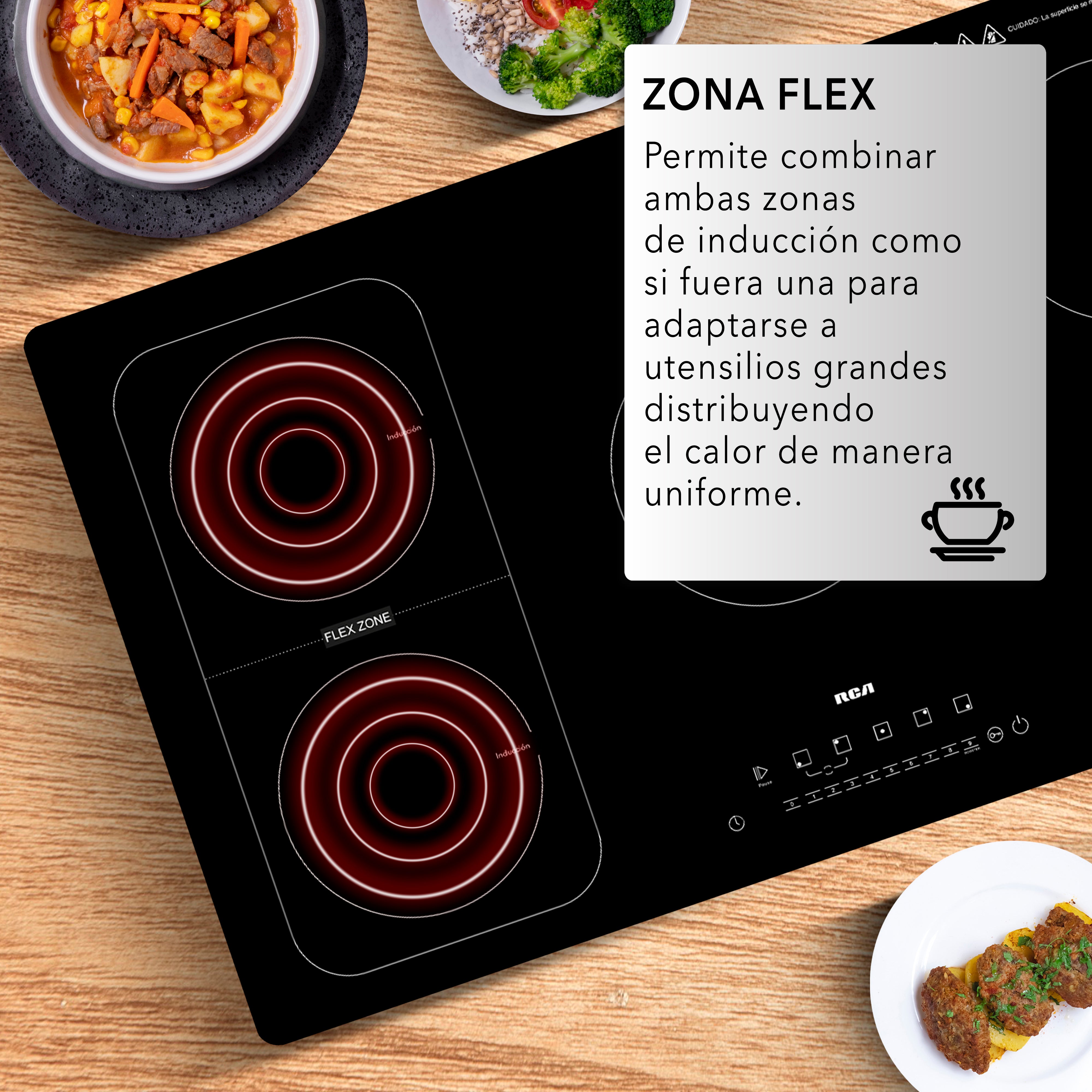 RCA Parrilla De Inducción Cuádruple RC-12A15 Color Negro