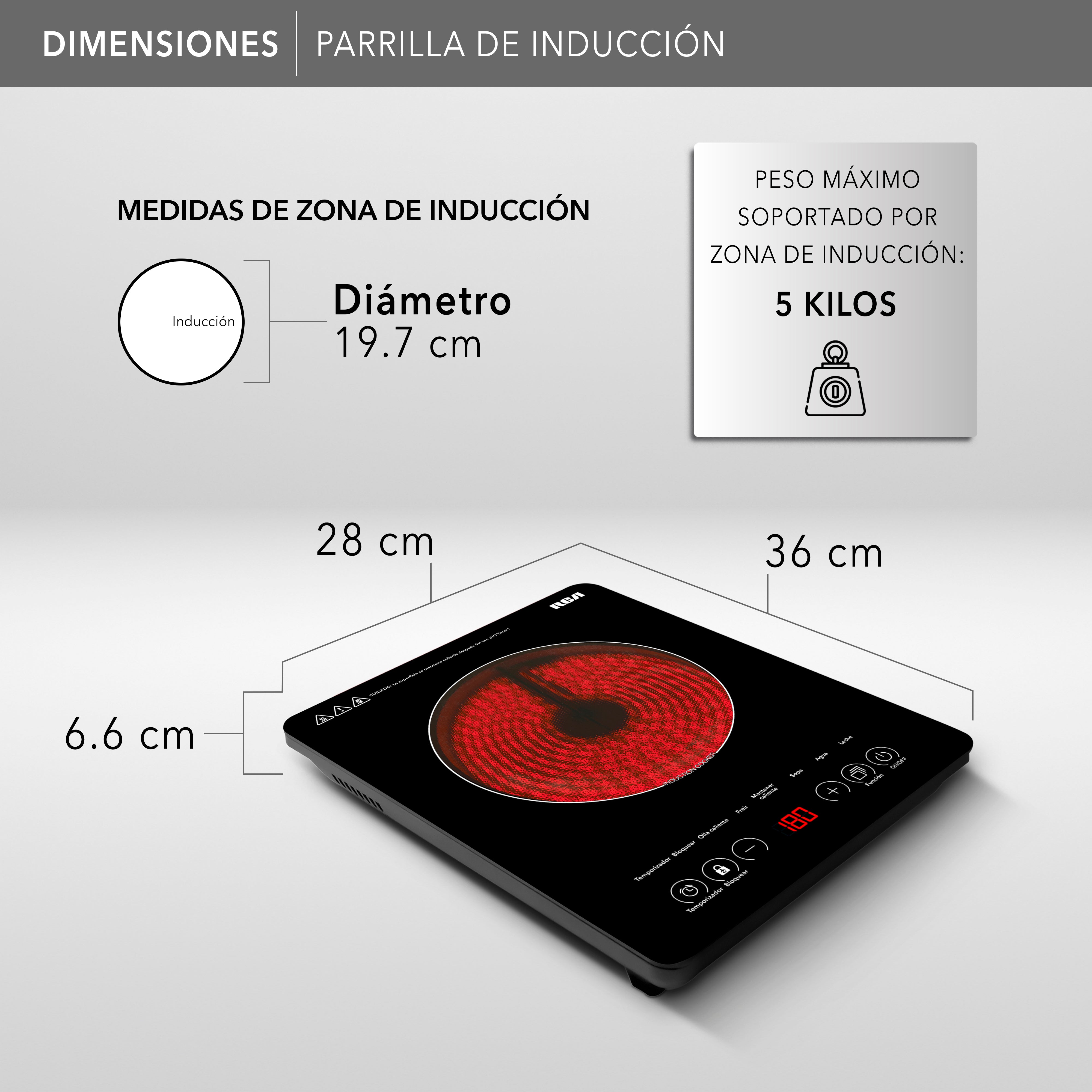 Parrilla de Inducción RC-12A3