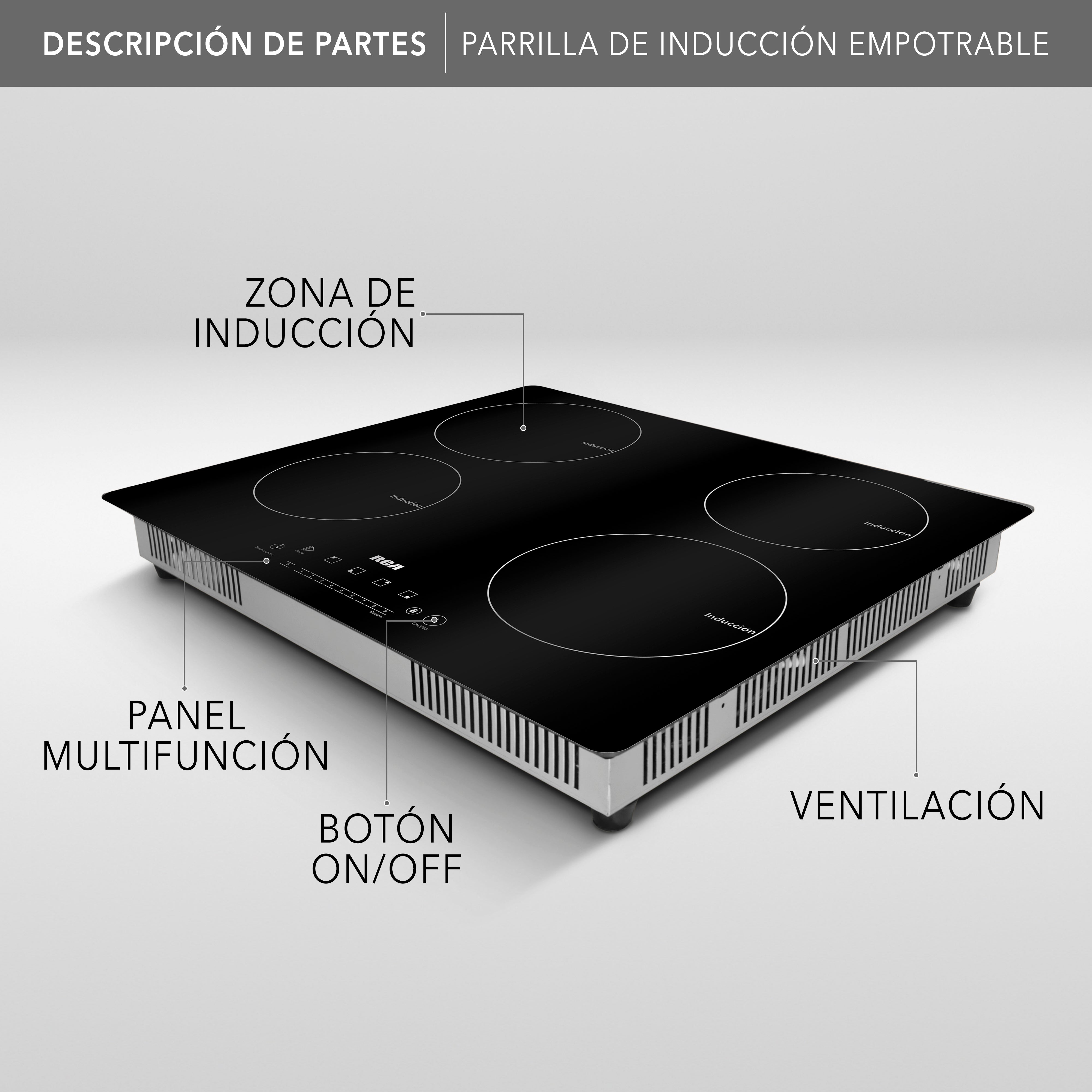 Parrilla de Inducción Empotrable RC-12A5