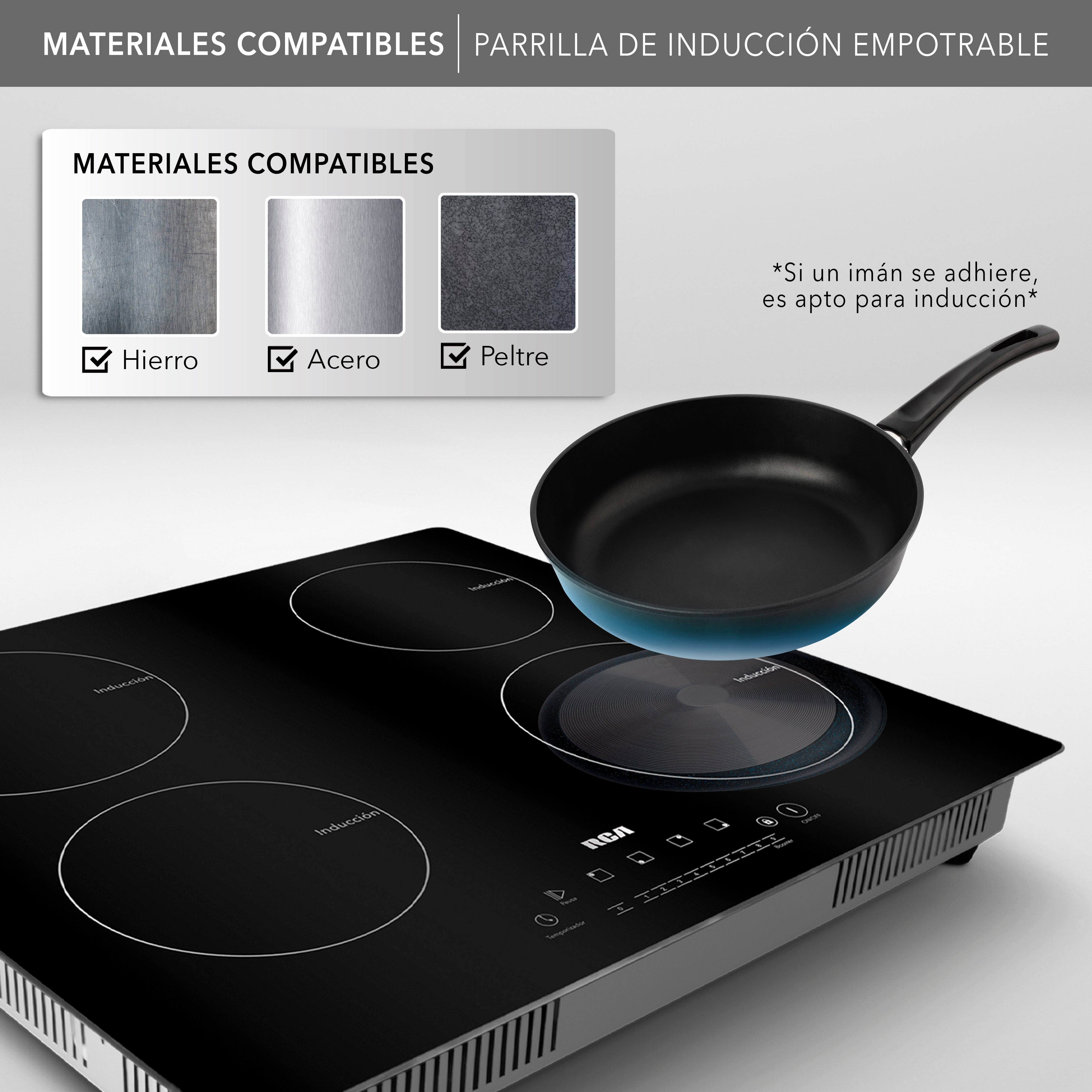 Parrilla de Inducción Empotrable RC-12A5
