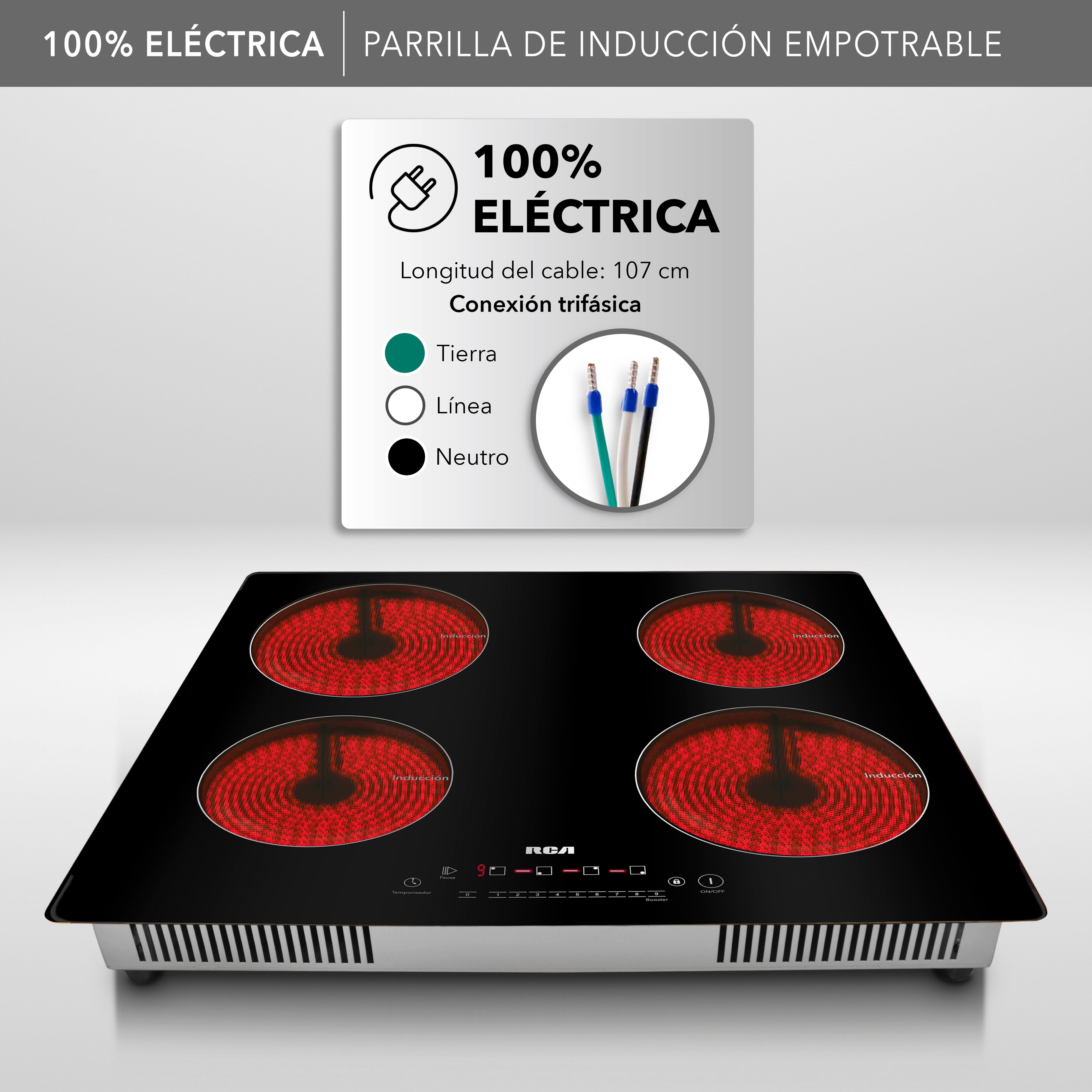 Parrilla de Inducción Empotrable RC-12A5