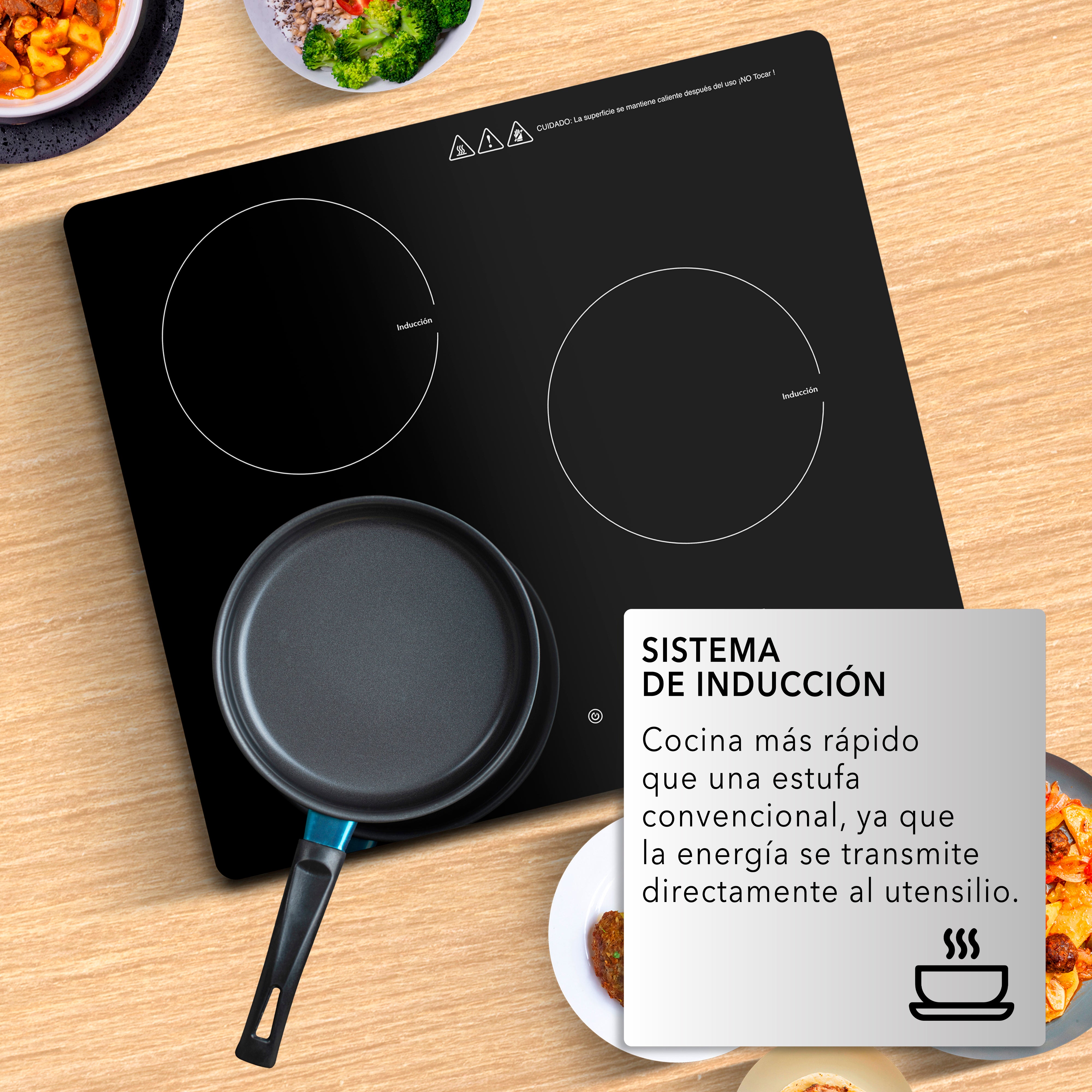 Parrilla de Inducción Triple RC-12A6