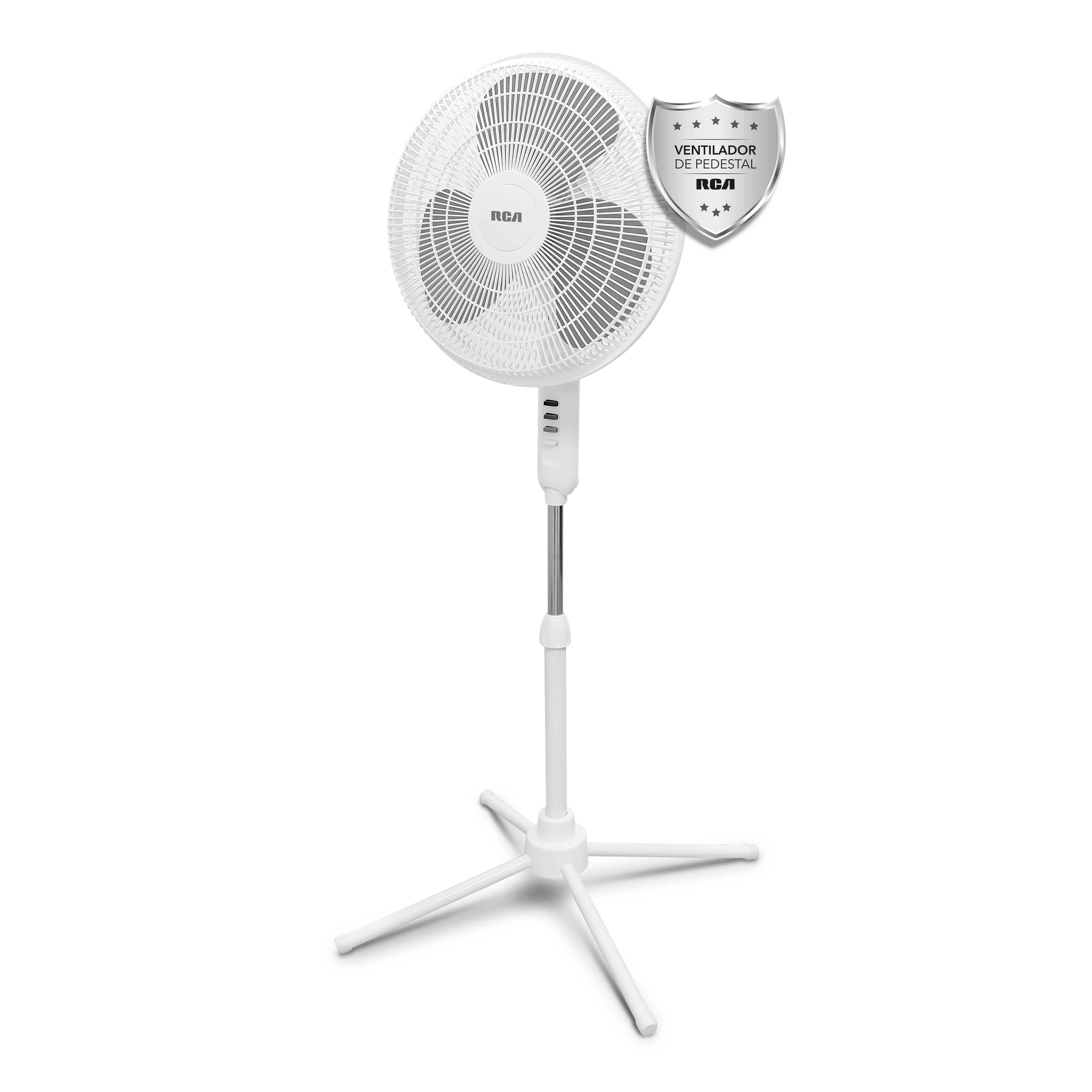Ventilador de Pedestal con 3 Velocidades y Función Oscilatoria RC-16B1