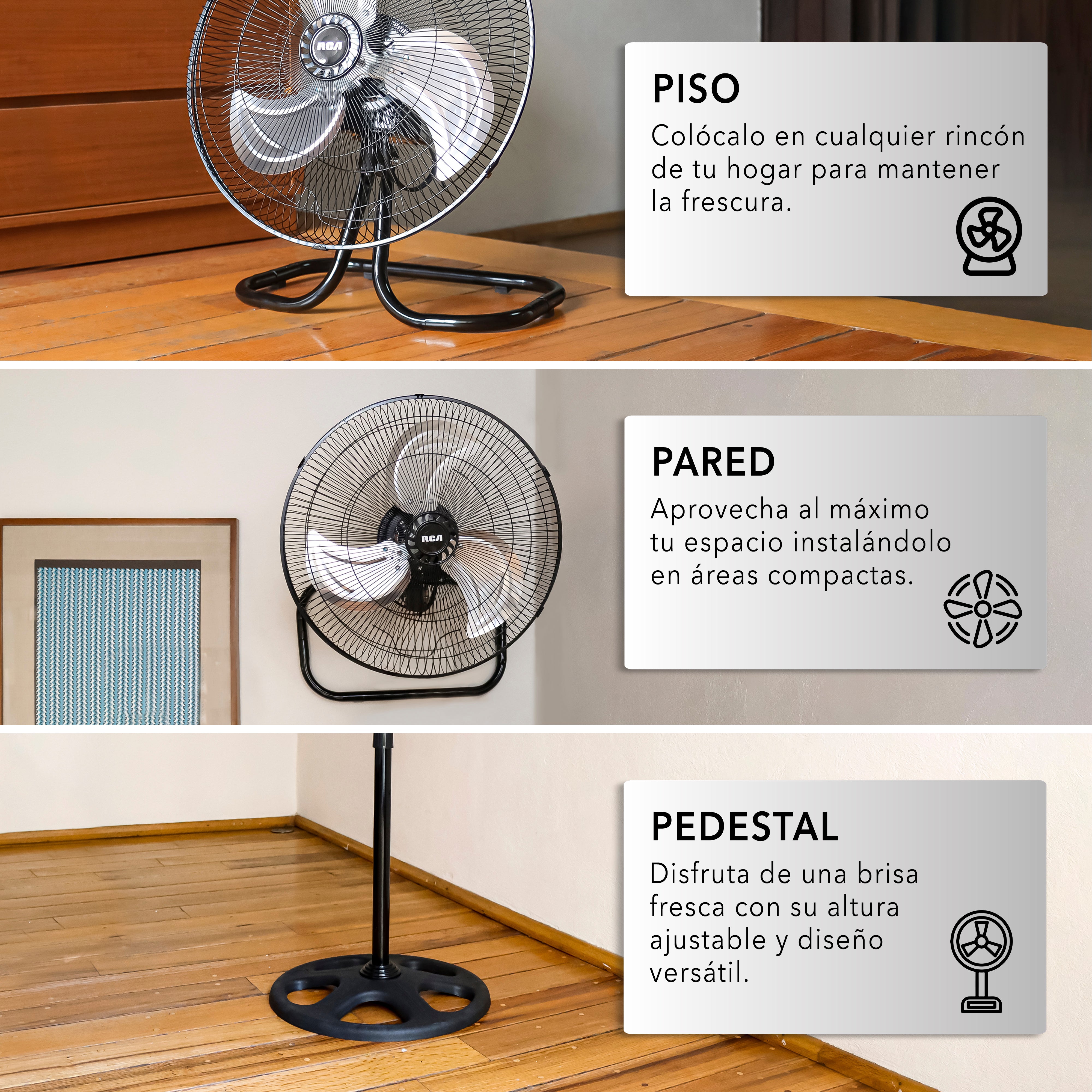 Ventilador 3 en 1 RC-18B3