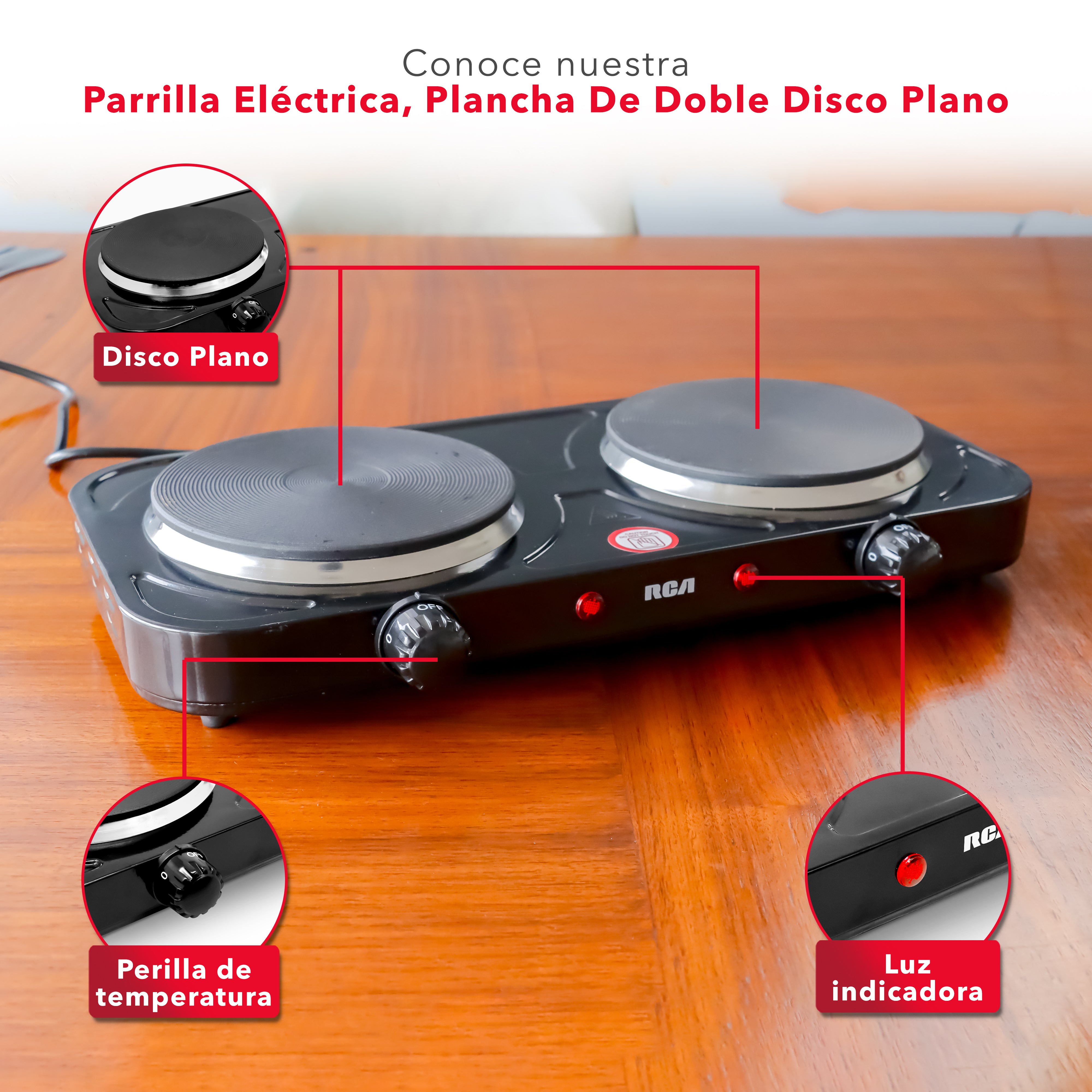 Parrilla Eléctrica RC2000N