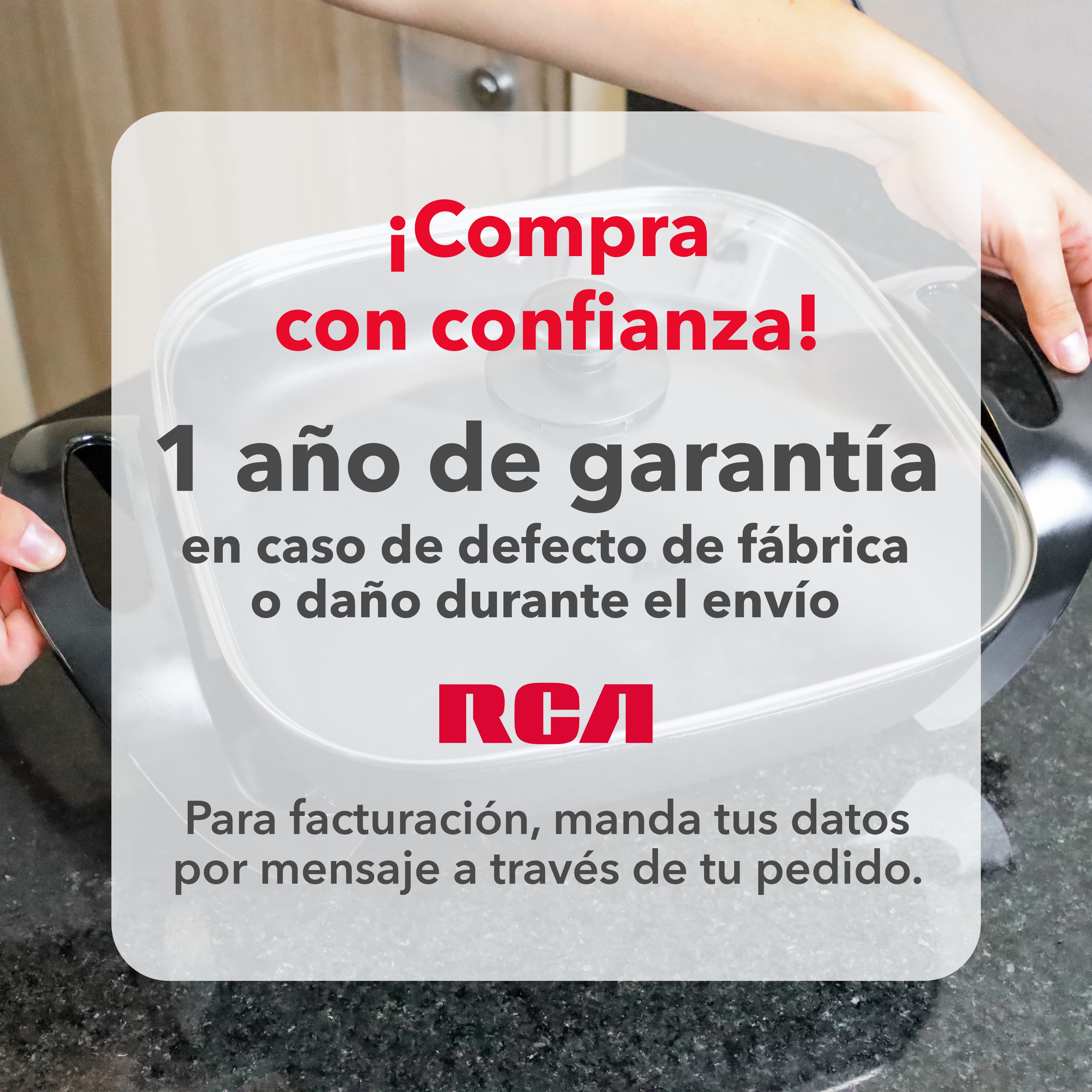 Sartén Eléctrico con Temperatura Ajustable RC-3030C