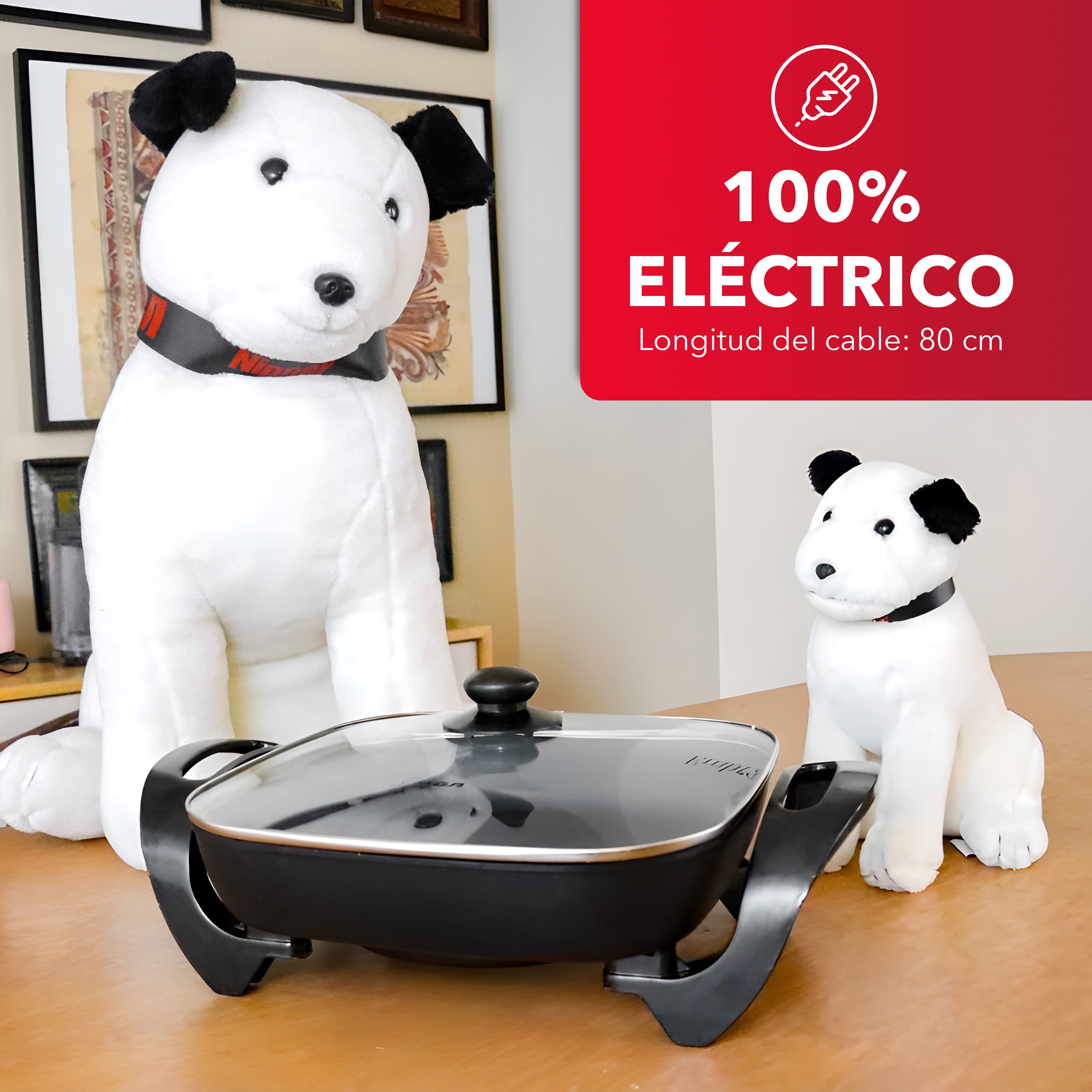 Sartén Eléctrico con Temperatura Ajustable RC-3030C