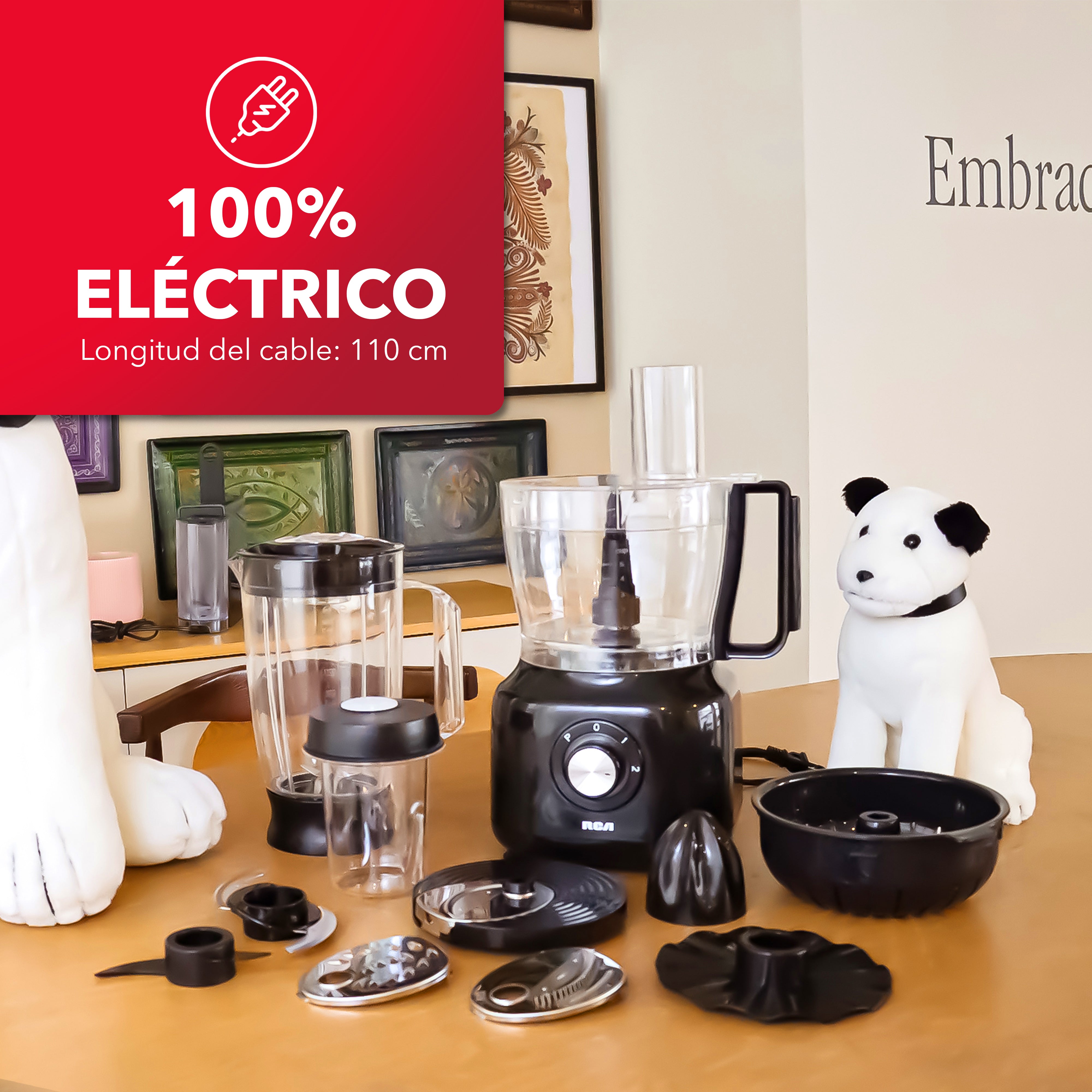 Procesador de alimentos 8 en 1 RC-3196