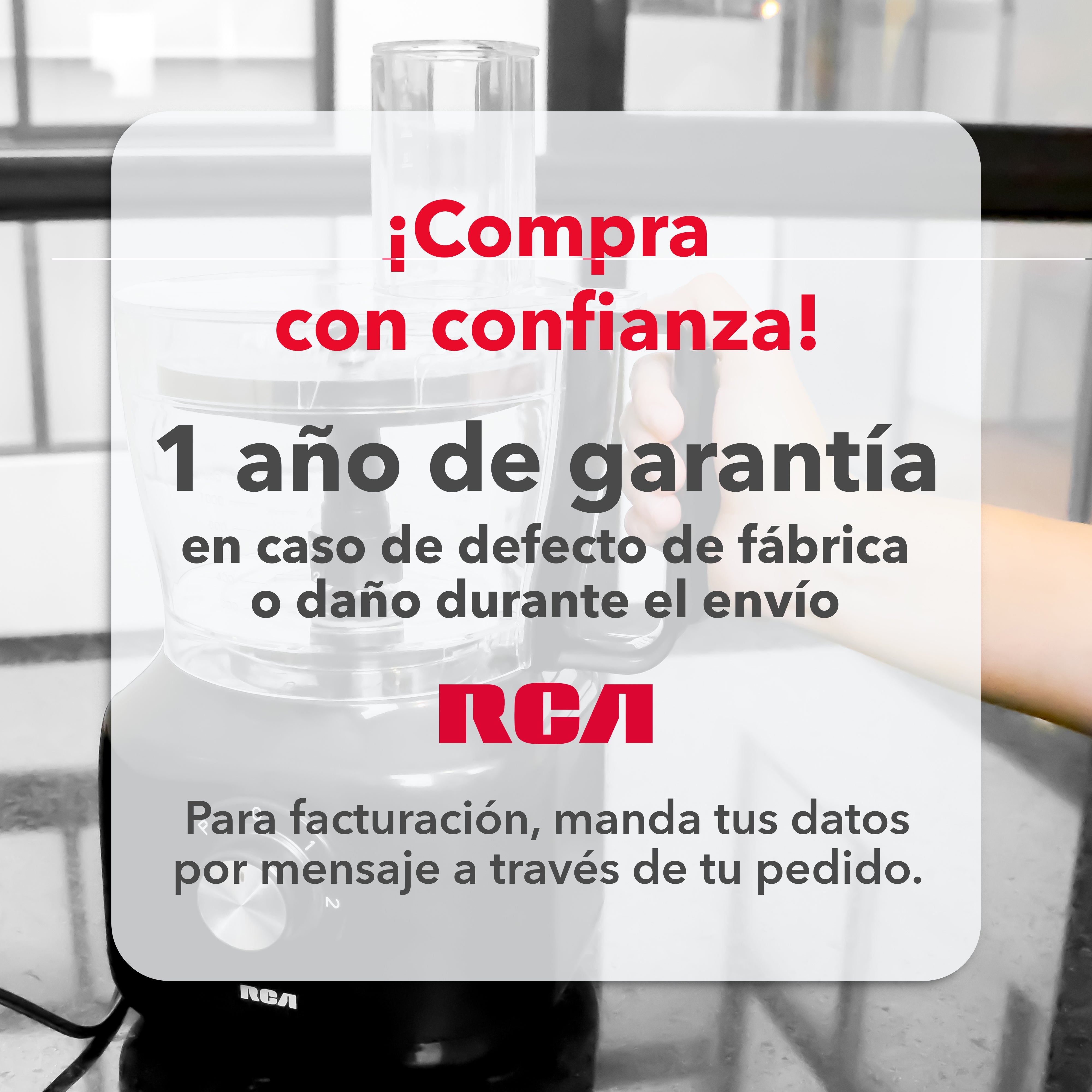 Procesador de alimentos 8 en 1 RC-3196