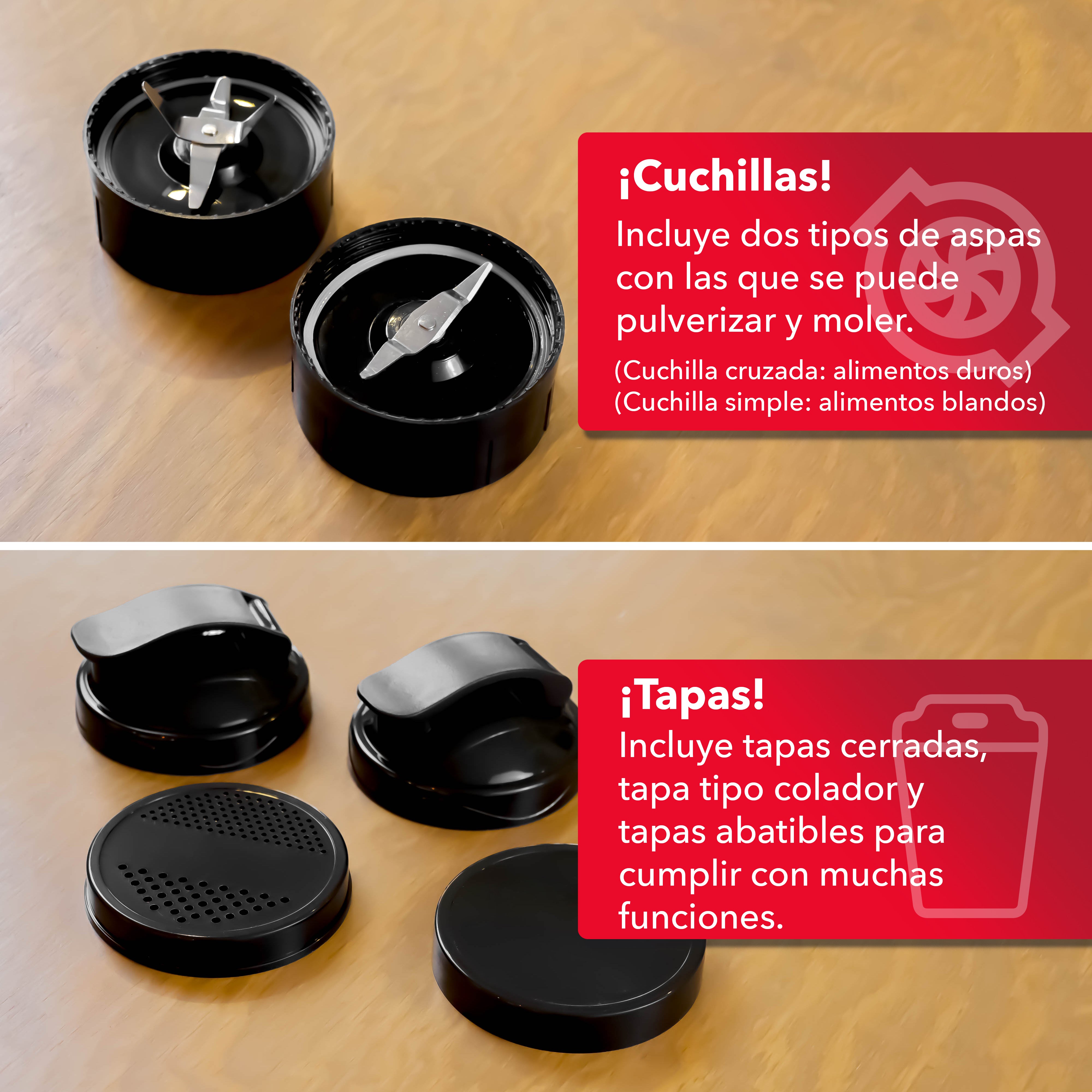 Procesador de Alimentos con Accesorios Intercambiables RC-3199