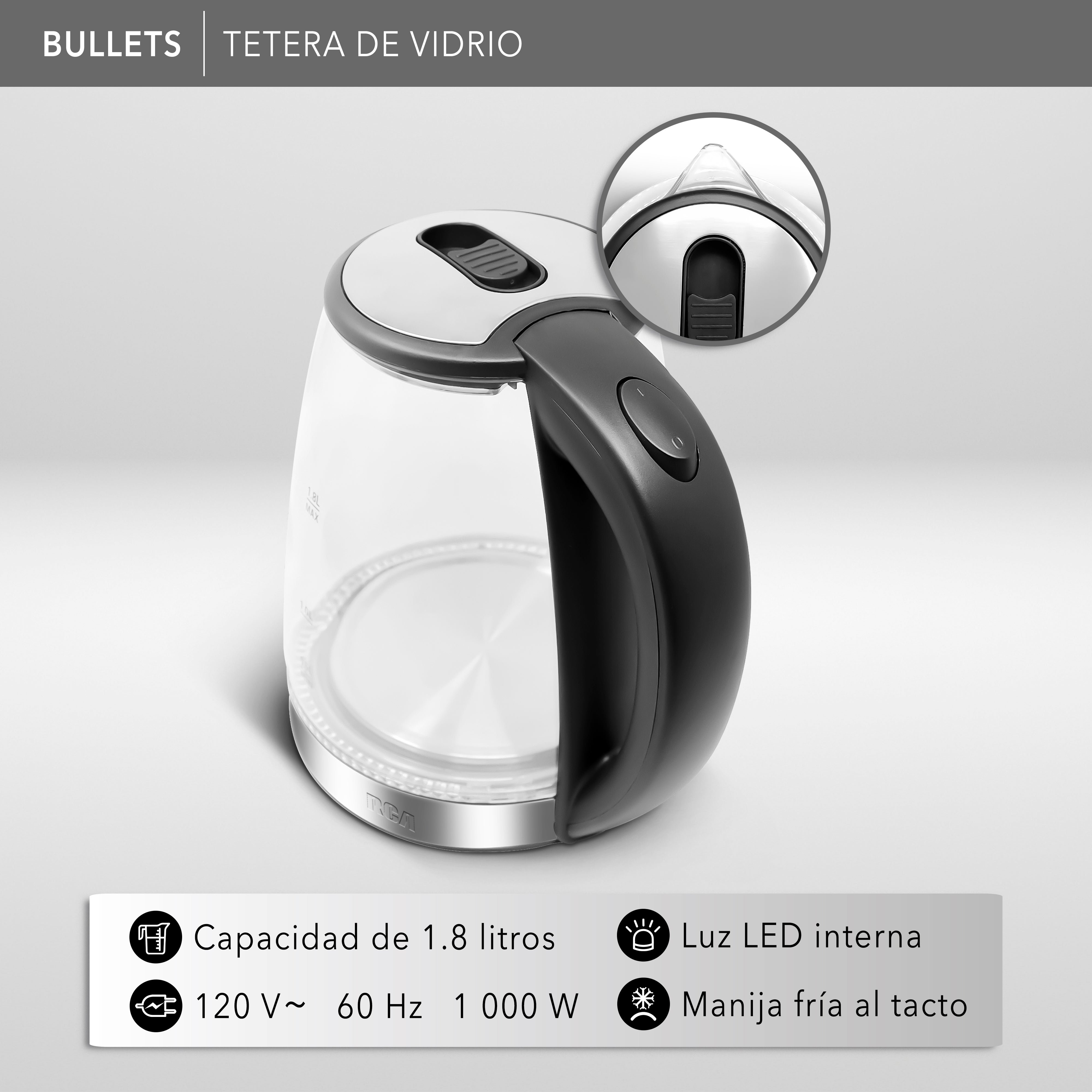 Tetera de Vidrio RC-328