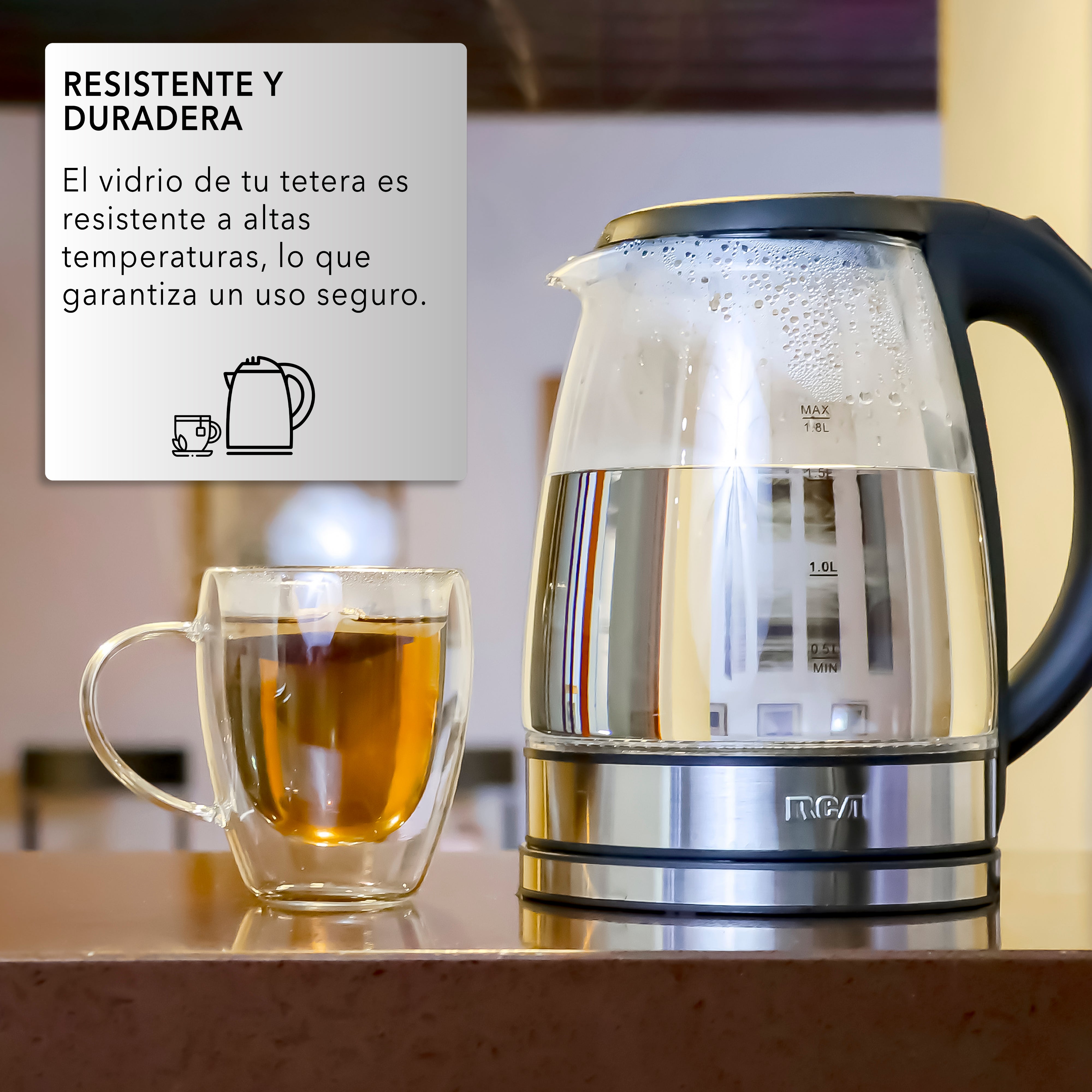 Tetera de Vidrio RC-328