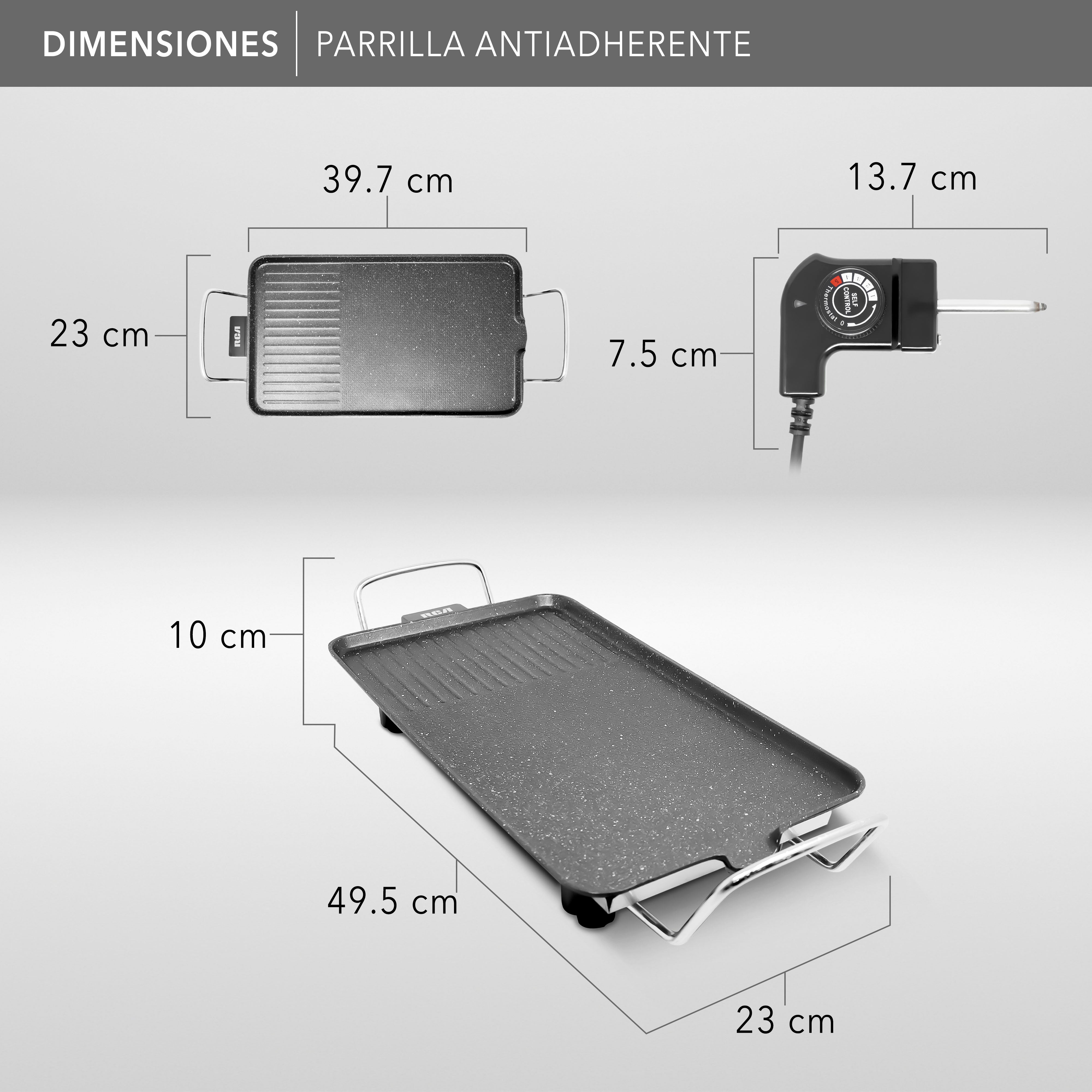 Parrilla Antiadherente Grill RC-45