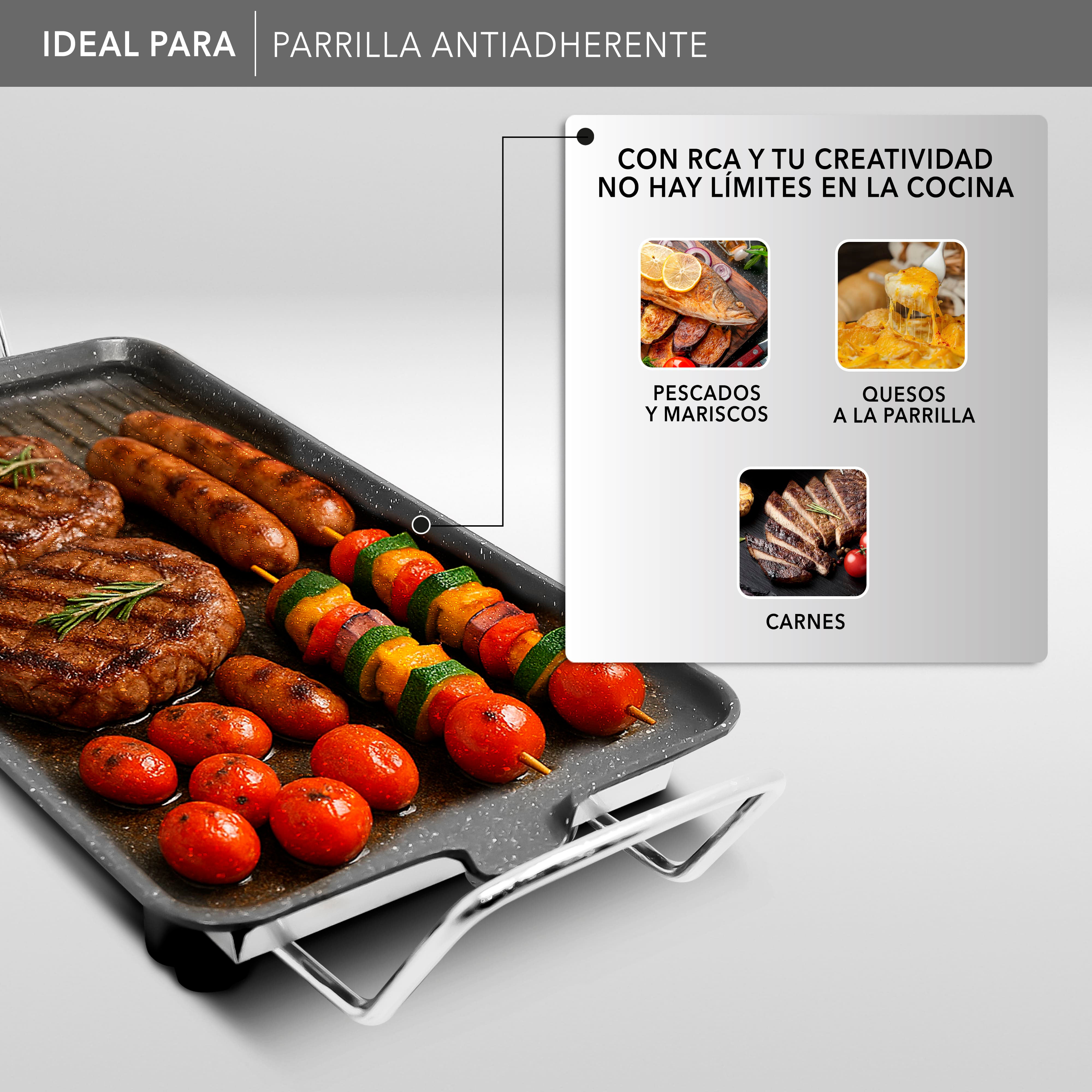 Parrilla Antiadherente Grill RC-45