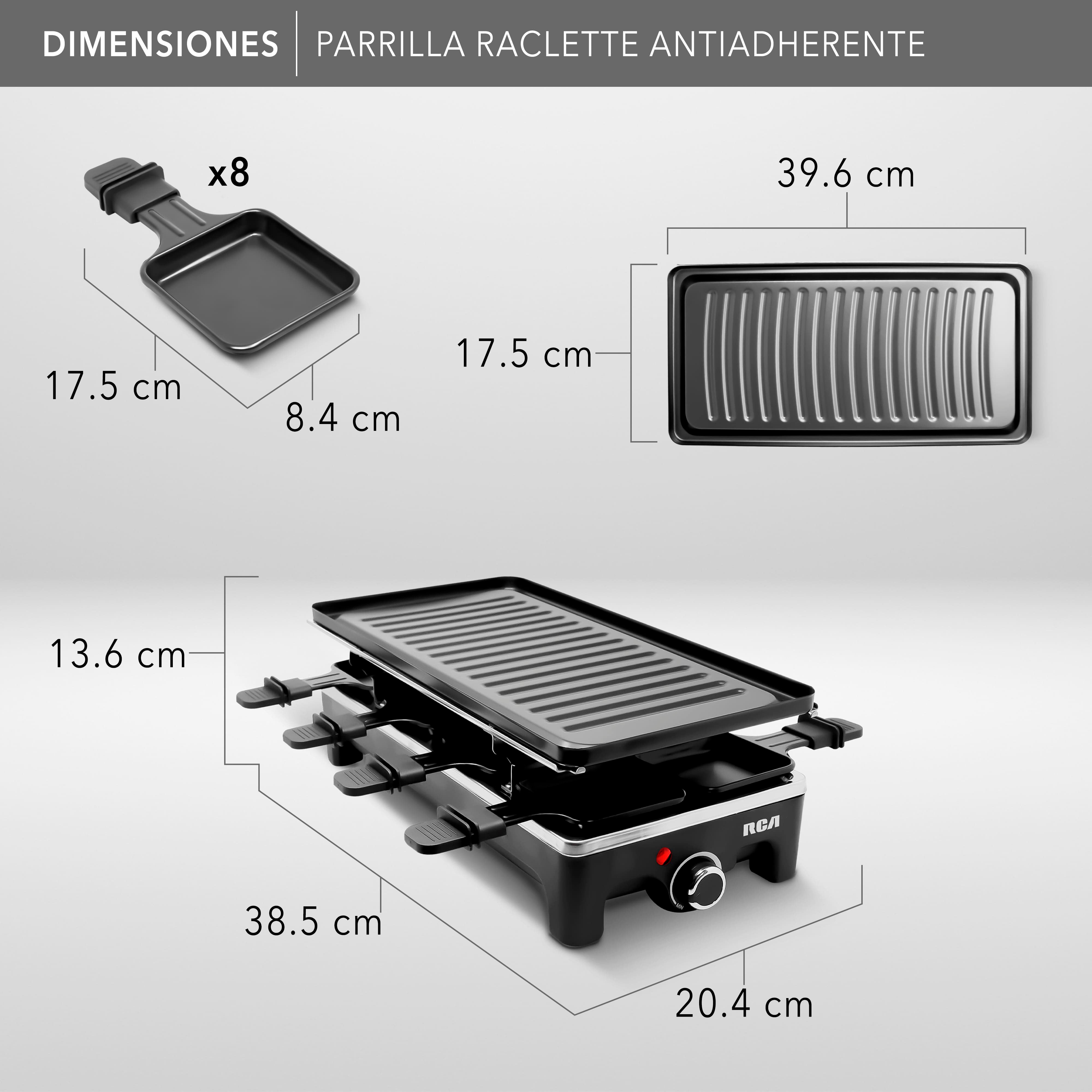 Parrilla Raclette Antiadherente RC-47