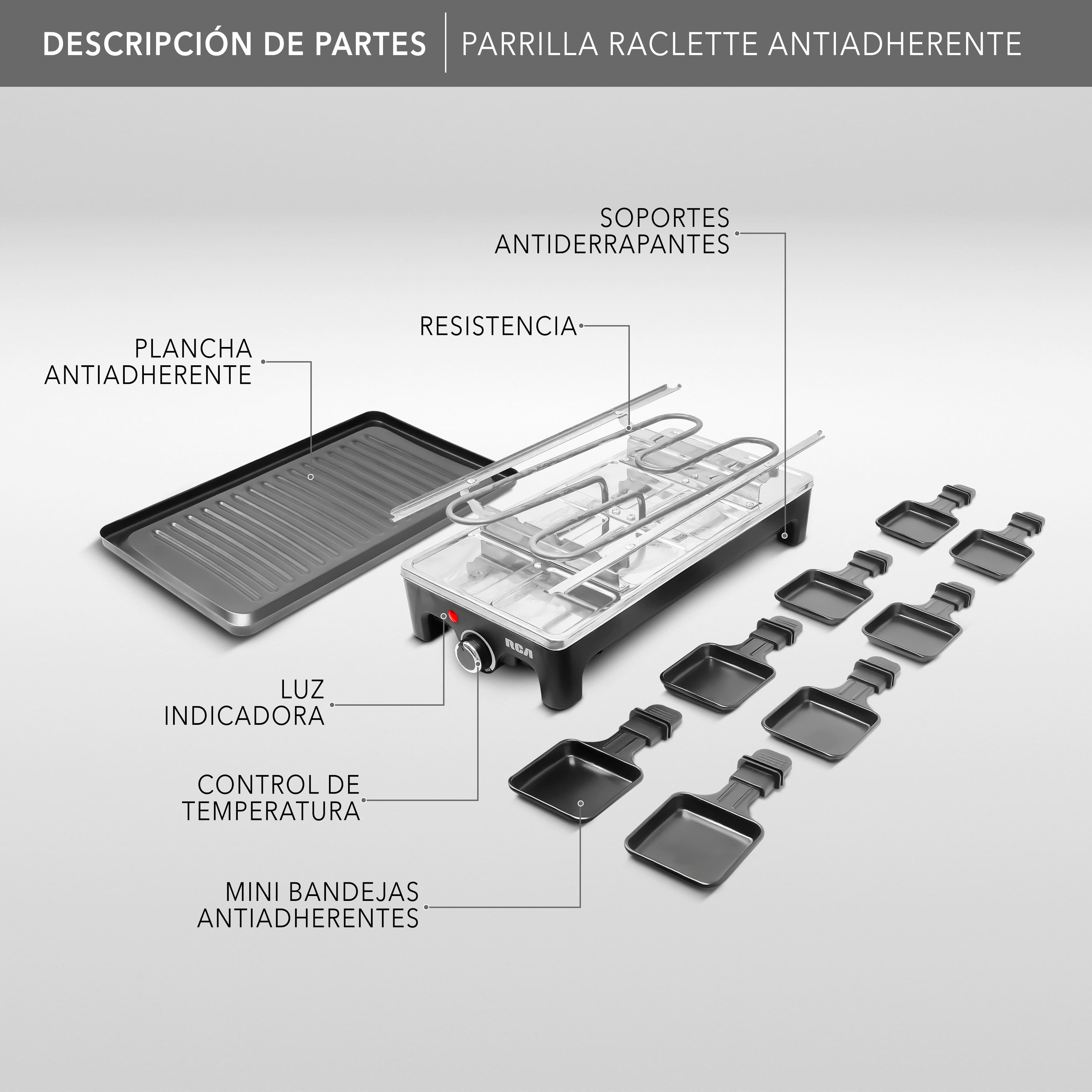 Parrilla Raclette Antiadherente RC-47