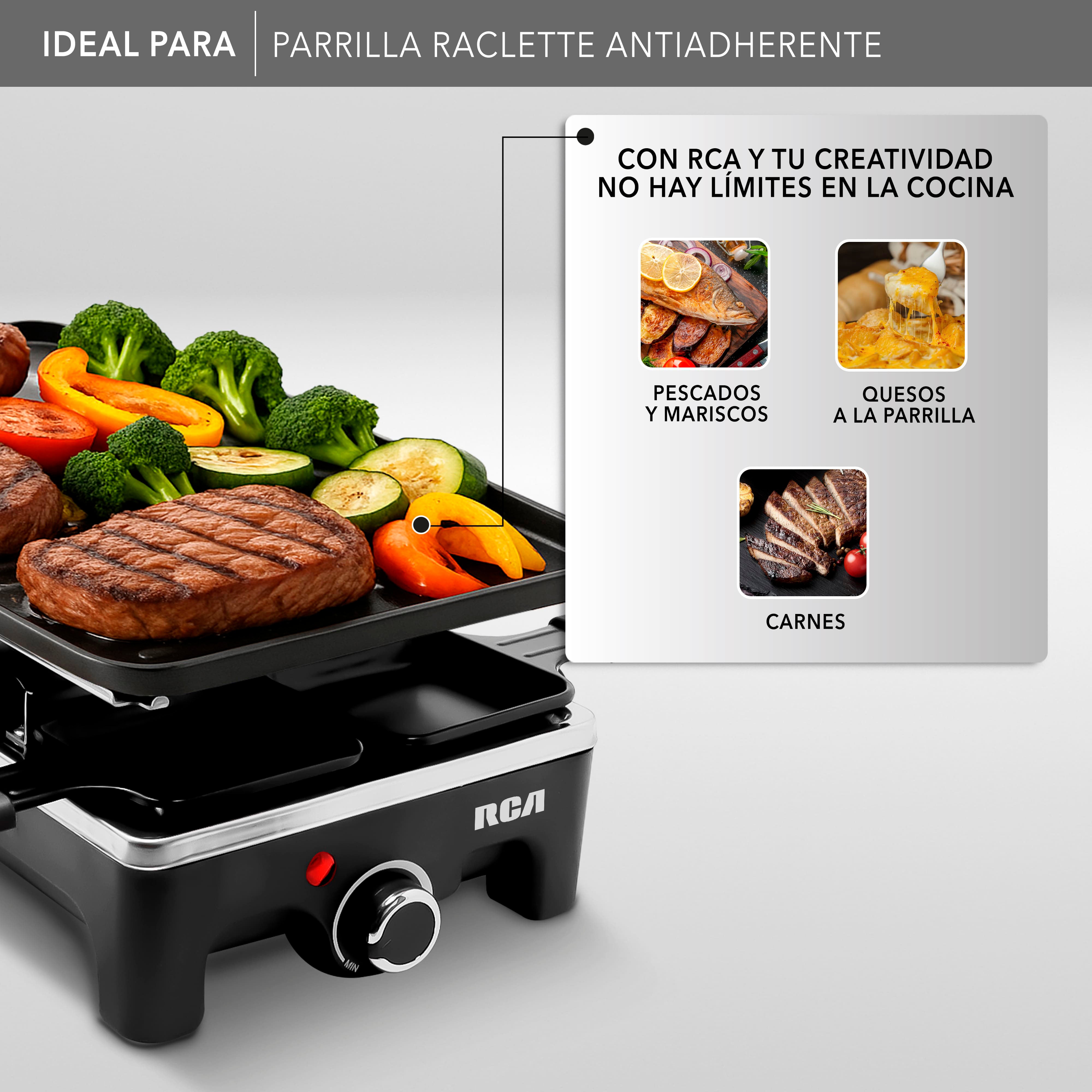 Parrilla Raclette Antiadherente RC-47