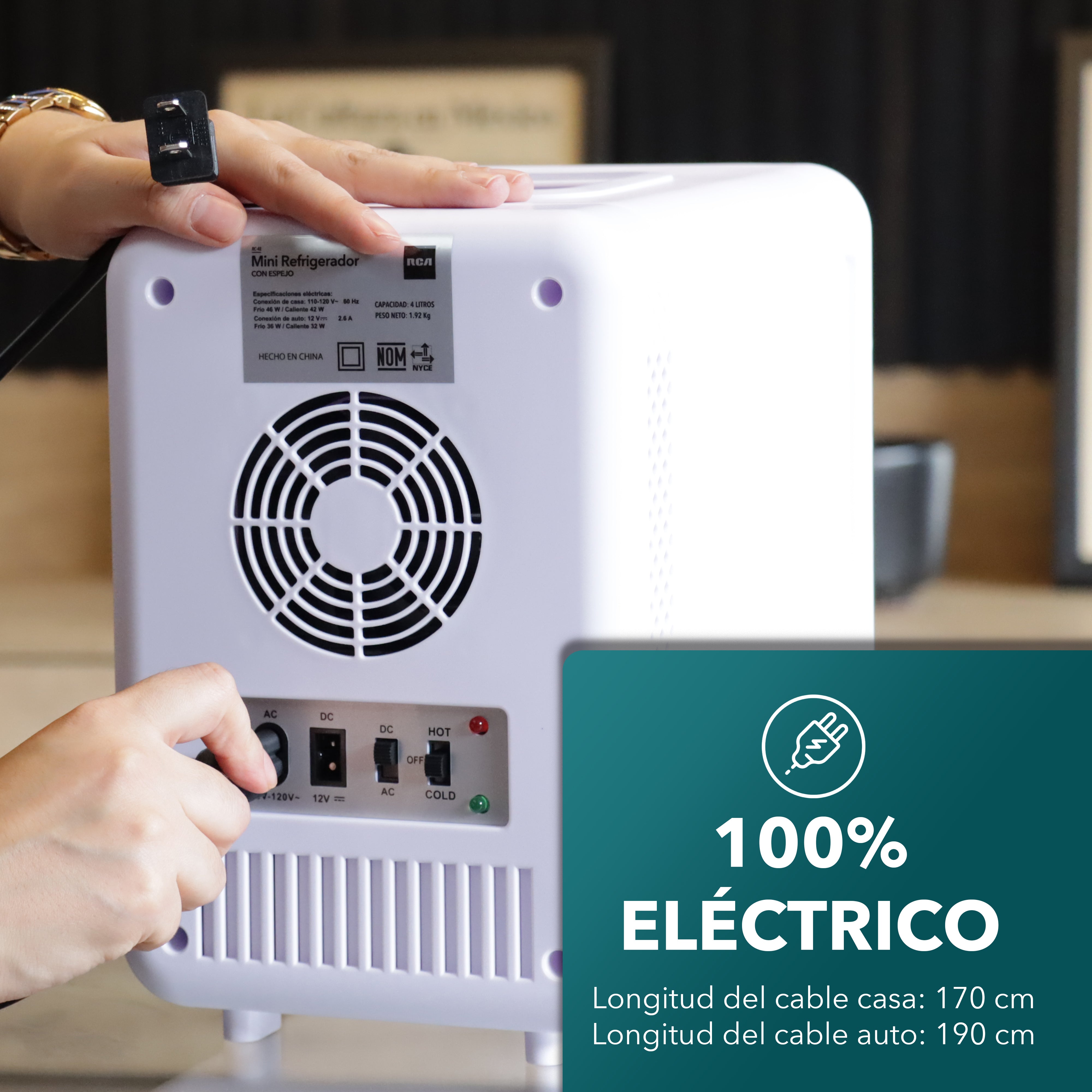 Mini Refrigerador con Espejo RC-4E