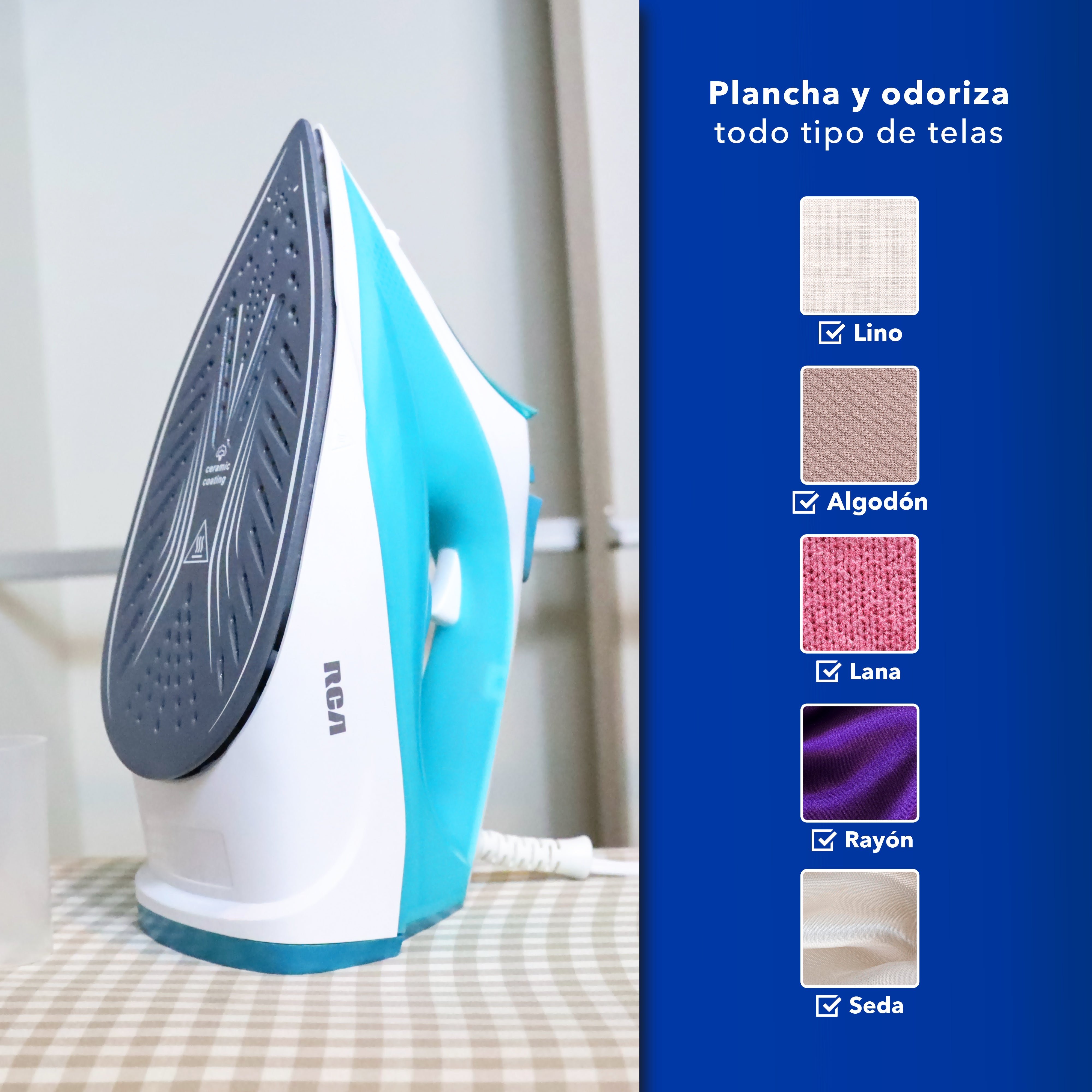 Plancha de Vapor con Cerámica RC-513B